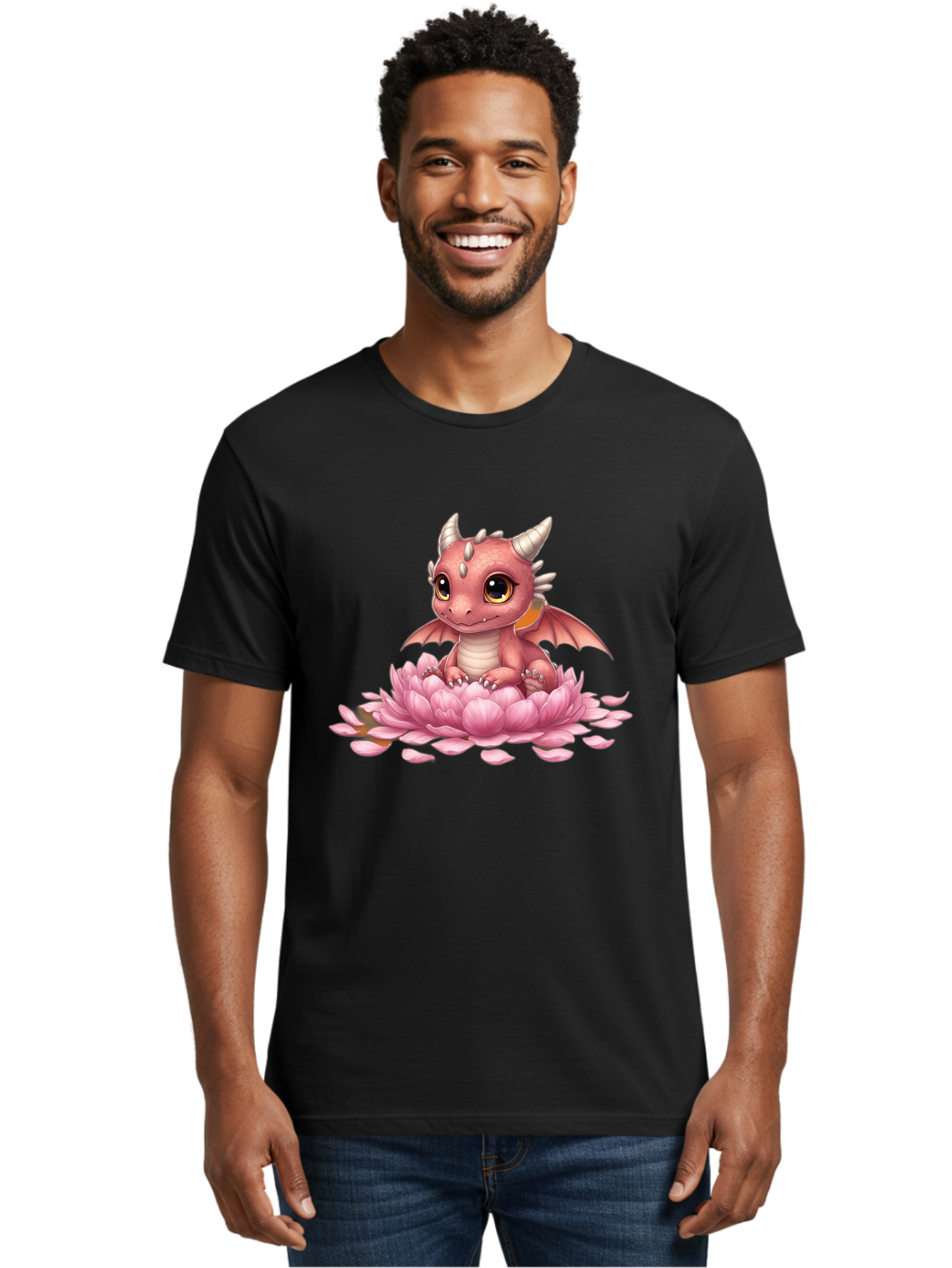 Pink-Dragon-On-Flower Men'S Graphic Tee, 100% Cotton, Comfortable Casual Summer Wear, Machine Washable, Vintage Camera, Old Camera, Antique Camera, Black Camera, Classic Photography, Photography Equipment, Nostalgic Device, Film Camera, Bal106