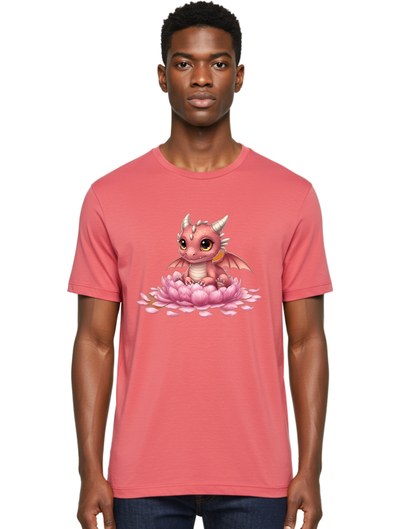 Pink-Dragon-On-Flower Men'S Graphic Tee, 100% Cotton, Comfortable Casual Summer Wear, Machine Washable, Vintage Camera, Old Camera, Antique Camera, Black Camera, Classic Photography, Photography Equipment, Nostalgic Device, Film Camera, Bal106