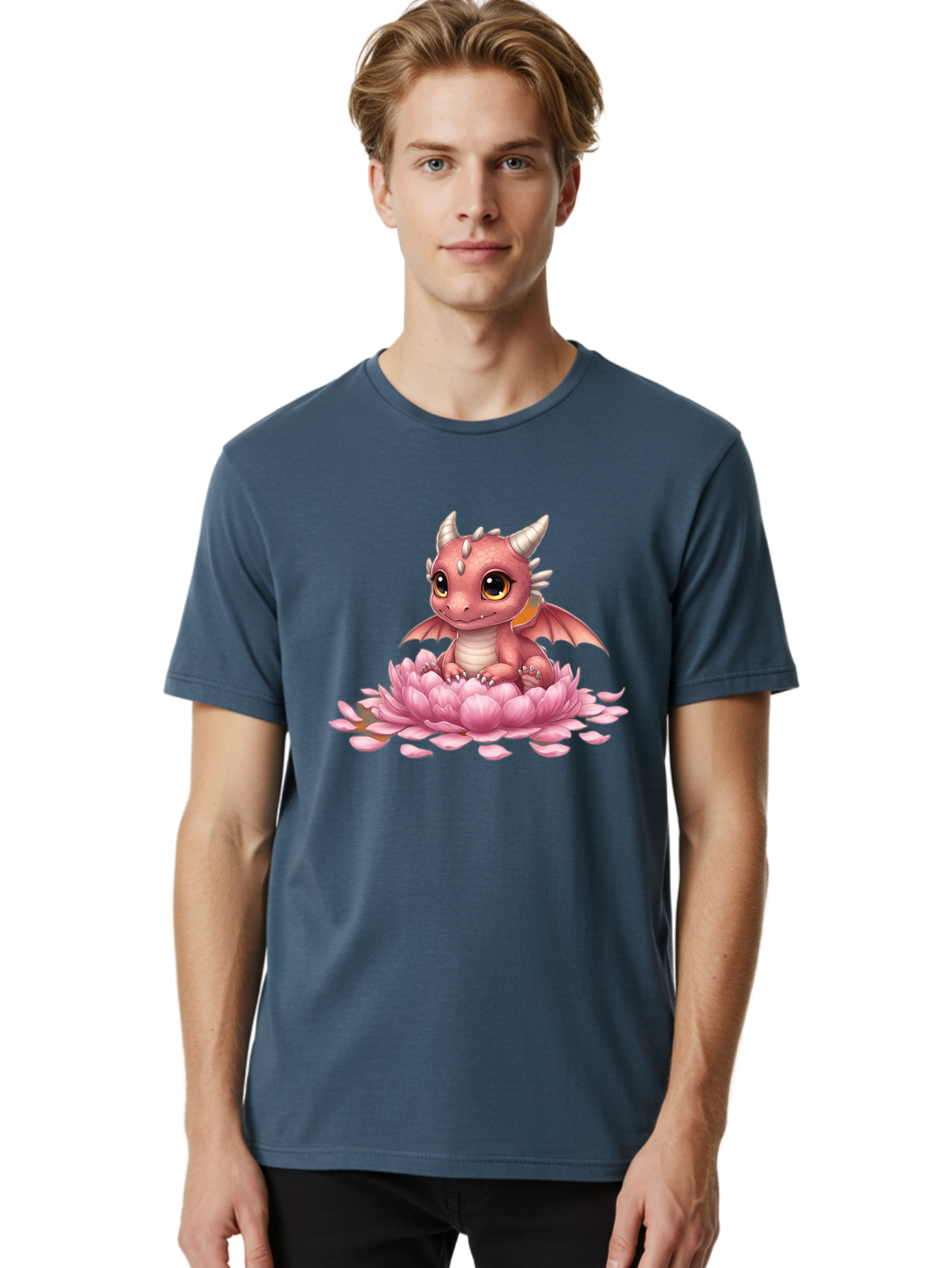 Pink-Dragon-On-Flower Men'S Graphic Tee, 100% Cotton, Comfortable Casual Summer Wear, Machine Washable, Vintage Camera, Old Camera, Antique Camera, Black Camera, Classic Photography, Photography Equipment, Nostalgic Device, Film Camera, Bal106