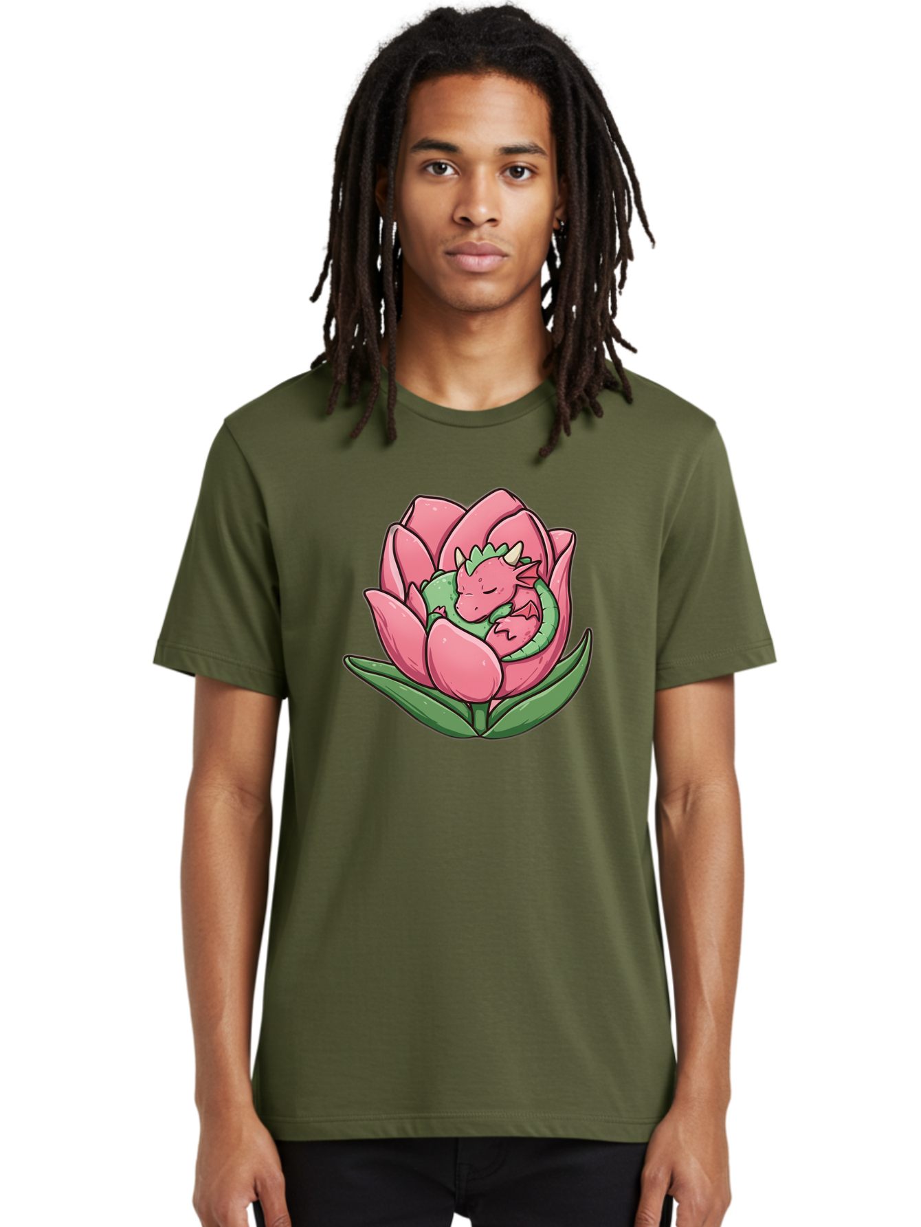 Pink-Dragon-Sleeping-In-Lotus-Flower Men'S Graphic Tee, 100% Cotton, Comfortable Casual Summer Wear, Machine Washable, Vintage Camera, Old Camera, Antique Camera, Black Camera, Classic Photography, Photography Equipment, Nostalgic Device, Bal107