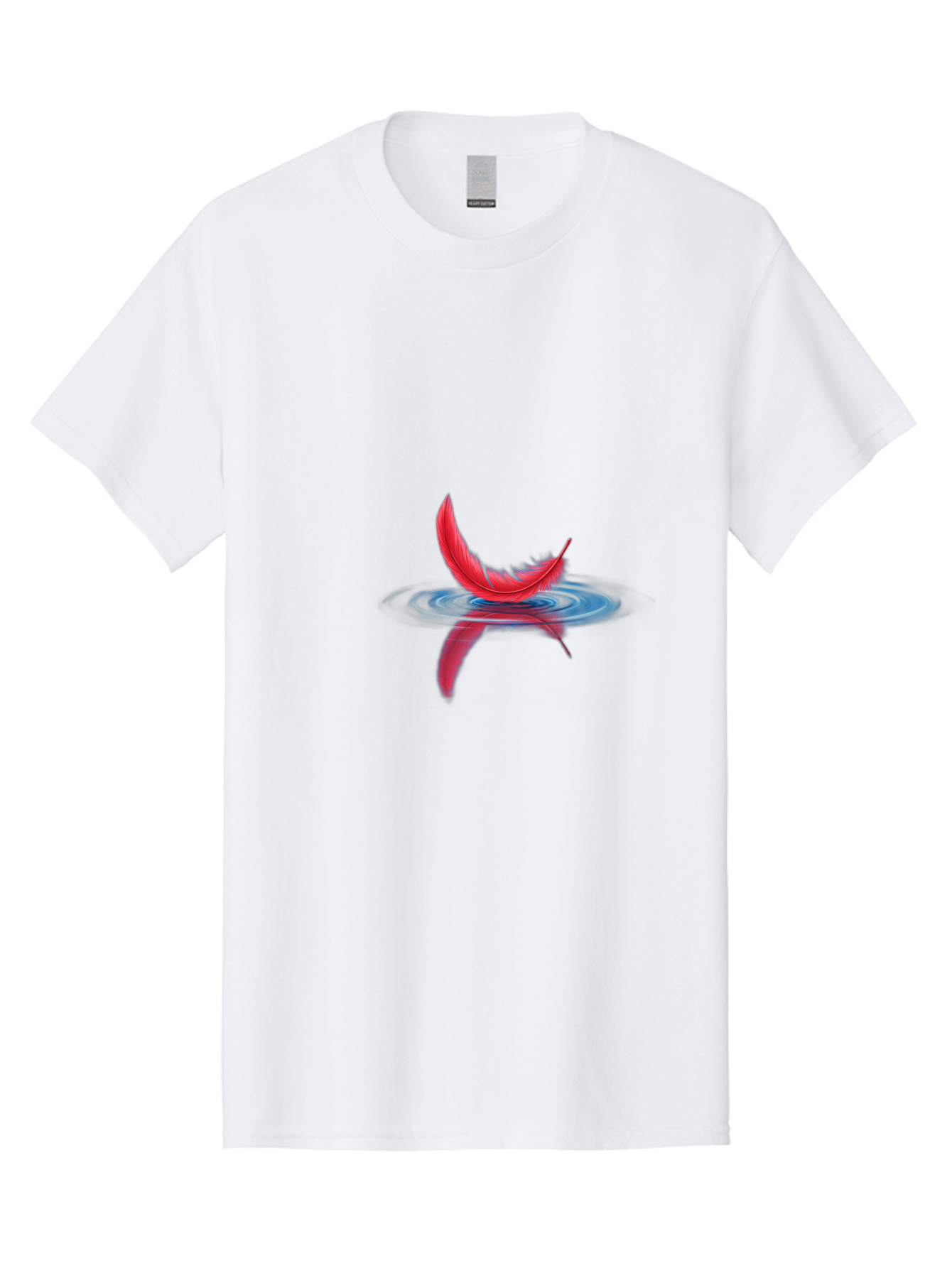 Pink-Feathers-On-Water Men'S Graphic Tee, 100% Cotton, Comfortable Casual Summer Wear, Machine Washable, Vintage Camera, Old Camera, Antique Camera, Black Camera, Classic Photography, Photography Equipment, Nostalgic Device, Film Camera, Bal112