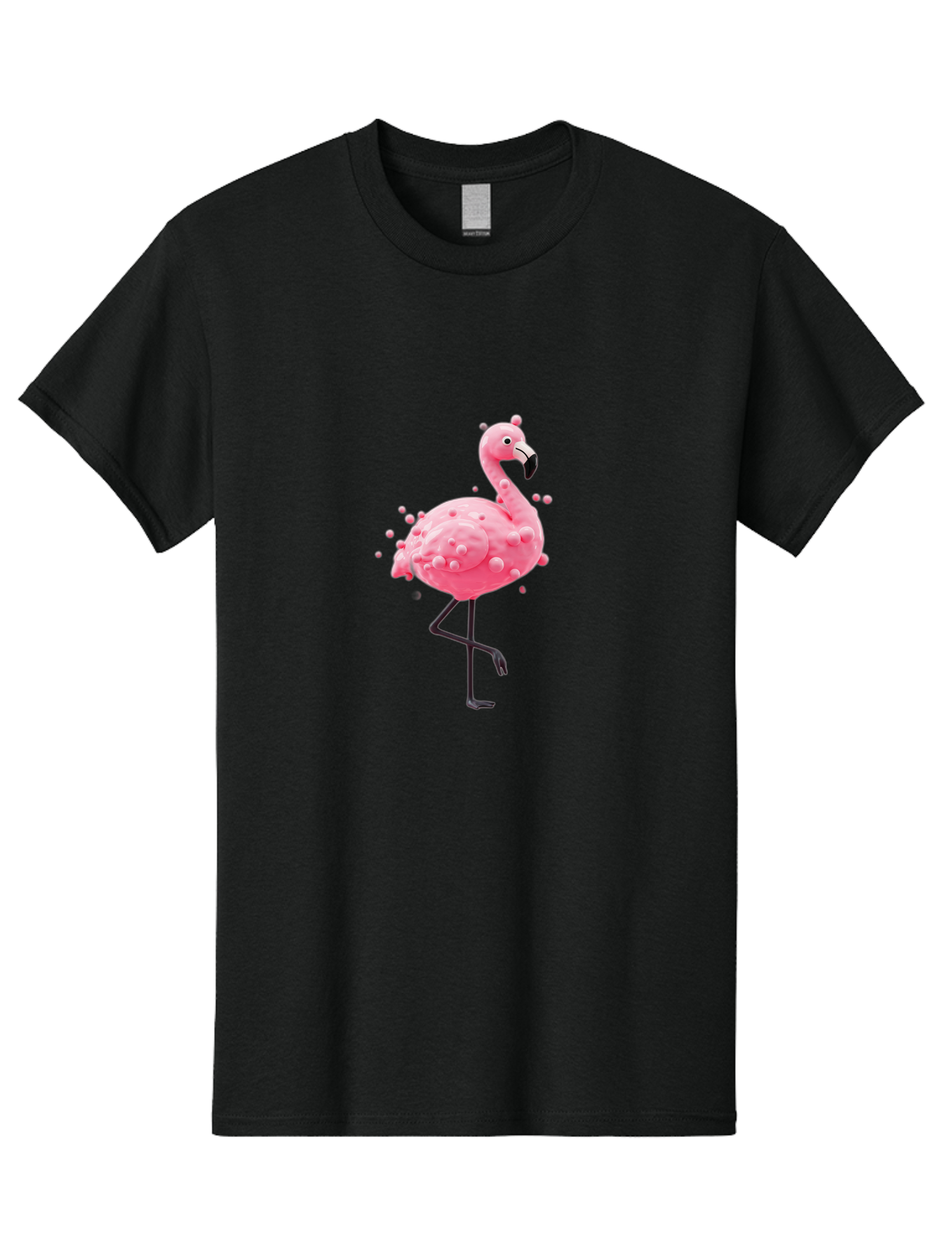 Pink-Flamingo-2 Men'S Graphic Tee, 100% Cotton, Comfortable Casual Summer Wear, Machine Washable, Vintage Camera, Old Camera, Antique Camera, Black Camera, Classic Photography, Photography Equipment, Nostalgic Device, Film Camera, Camera Art Bal115