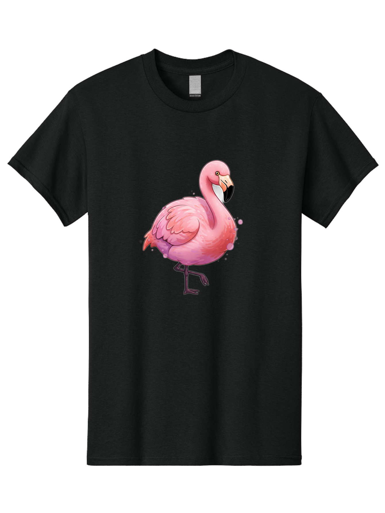 Pink-Flamingo-3 Men'S Graphic Tee, 100% Cotton, Comfortable Casual Summer Wear, Machine Washable, Vintage Camera, Old Camera, Antique Camera, Black Camera, Classic Photography, Photography Equipment, Nostalgic Device, Film Camera, Camera Art Bal116
