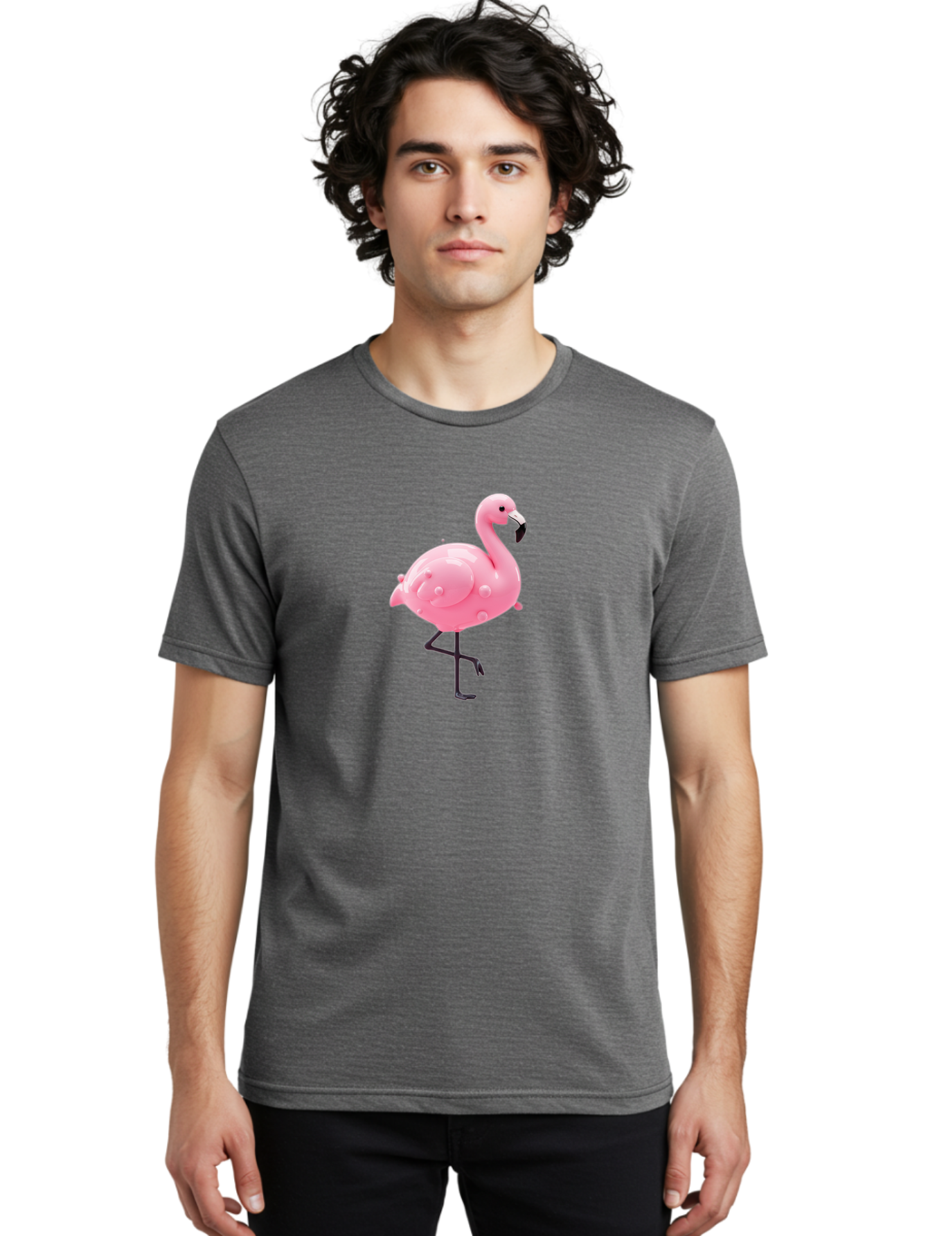Pink-Flamingo Men'S Graphic Tee, 100% Cotton, Comfortable Casual Summer Wear, Machine Washable, Vintage Camera, Old Camera, Antique Camera, Black Camera, Classic Photography, Photography Equipment, Nostalgic Device, Film Camera, Camera Art Bal123