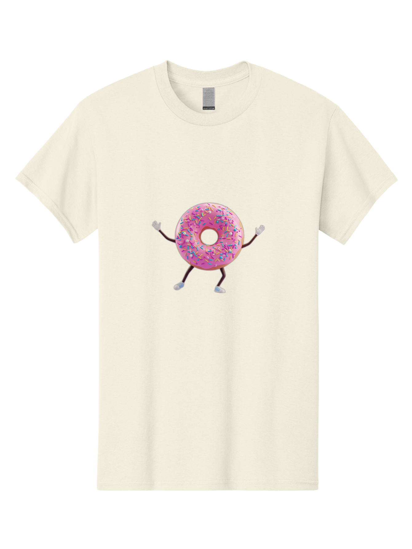 Pink-Frosting-Donut Men'S Graphic Tee, 100% Cotton, Comfortable Casual Summer Wear, Machine Washable, Vintage Camera, Old Camera, Antique Camera, Black Camera, Classic Photography, Photography Equipment, Nostalgic Device, Film Camera, Bal127