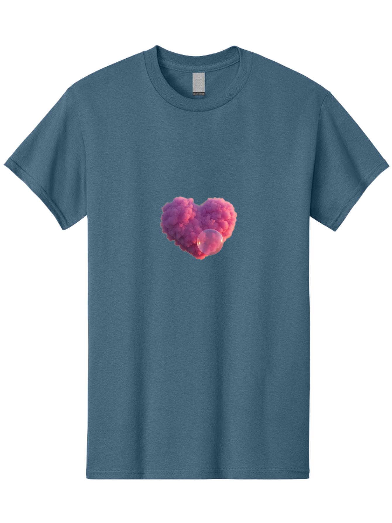 Pink-Heart-With-Bubble Men'S Graphic Tee, 100% Cotton, Comfortable Casual Summer Wear, Machine Washable, Vintage Camera, Old Camera, Antique Camera, Black Camera, Classic Photography, Photography Equipment, Nostalgic Device, Film Camera, Bal132