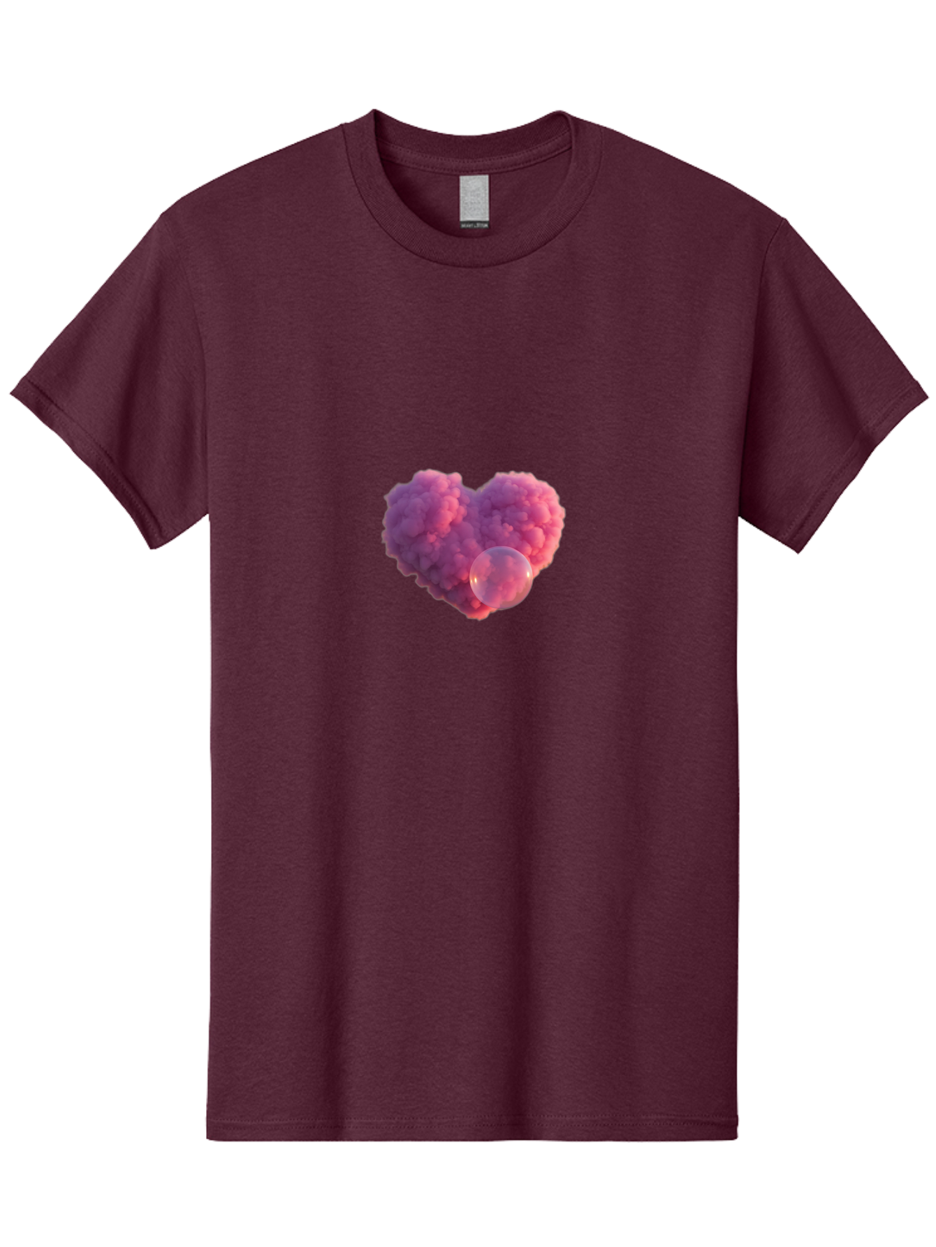 Pink-Heart-With-Bubble Men'S Graphic Tee, 100% Cotton, Comfortable Casual Summer Wear, Machine Washable, Vintage Camera, Old Camera, Antique Camera, Black Camera, Classic Photography, Photography Equipment, Nostalgic Device, Film Camera, Bal132