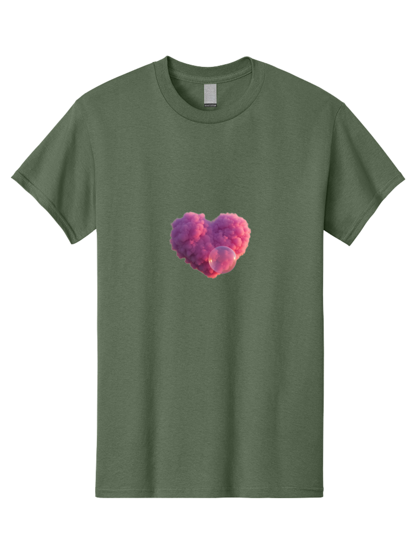 Pink-Heart-With-Bubble Men'S Graphic Tee, 100% Cotton, Comfortable Casual Summer Wear, Machine Washable, Vintage Camera, Old Camera, Antique Camera, Black Camera, Classic Photography, Photography Equipment, Nostalgic Device, Film Camera, Bal132