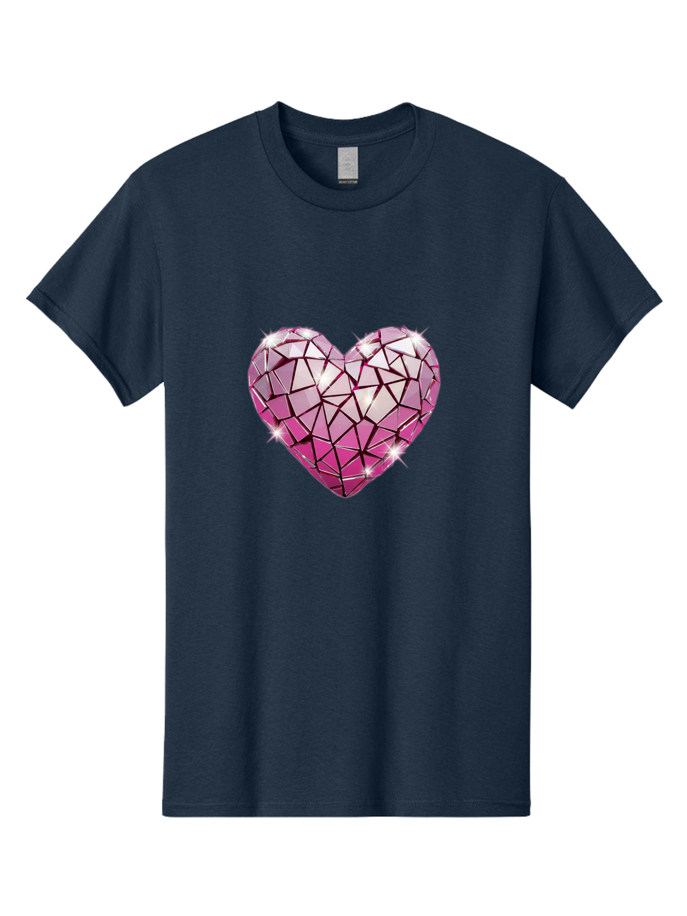 Pink-Mosaic-Heart Men'S Graphic Tee, 100% Cotton, Comfortable Casual Summer Wear, Machine Washable, Vintage Camera, Old Camera, Antique Camera, Black Camera, Classic Photography, Photography Equipment, Nostalgic Device, Film Camera, Camera Art Bal134