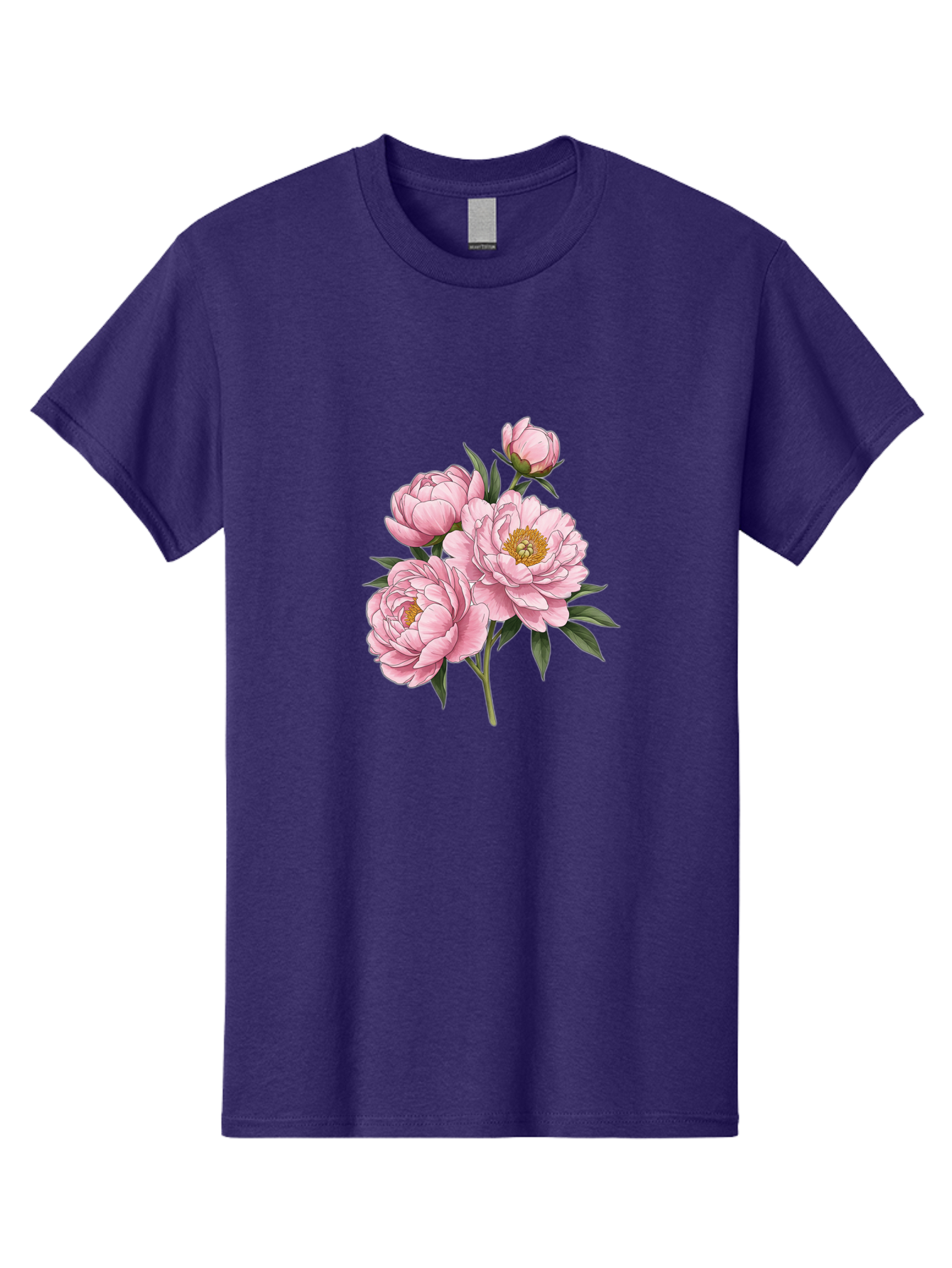 Pink-Peonies-3 Men'S Graphic Tee, 100% Cotton, Comfortable Casual Summer Wear, Machine Washable, Vintage Camera, Old Camera, Antique Camera, Black Camera, Classic Photography, Photography Equipment, Nostalgic Device, Film Camera, Camera Art Bal137