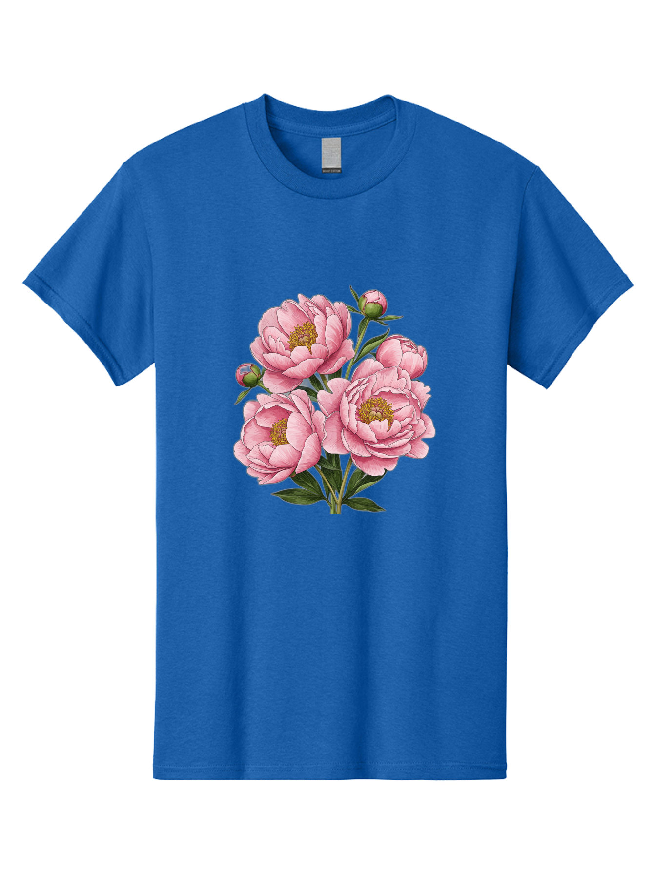 Pink-Peonies-4 Men'S Graphic Tee, 100% Cotton, Comfortable Casual Summer Wear, Machine Washable, Vintage Camera, Old Camera, Antique Camera, Black Camera, Classic Photography, Photography Equipment, Nostalgic Device, Film Camera, Camera Art Bal138