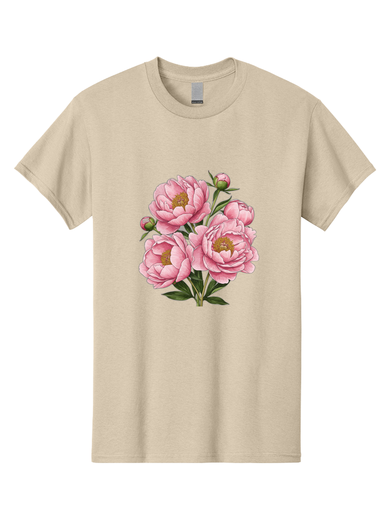 Pink-Peonies-4 Men'S Graphic Tee, 100% Cotton, Comfortable Casual Summer Wear, Machine Washable, Vintage Camera, Old Camera, Antique Camera, Black Camera, Classic Photography, Photography Equipment, Nostalgic Device, Film Camera, Camera Art Bal138