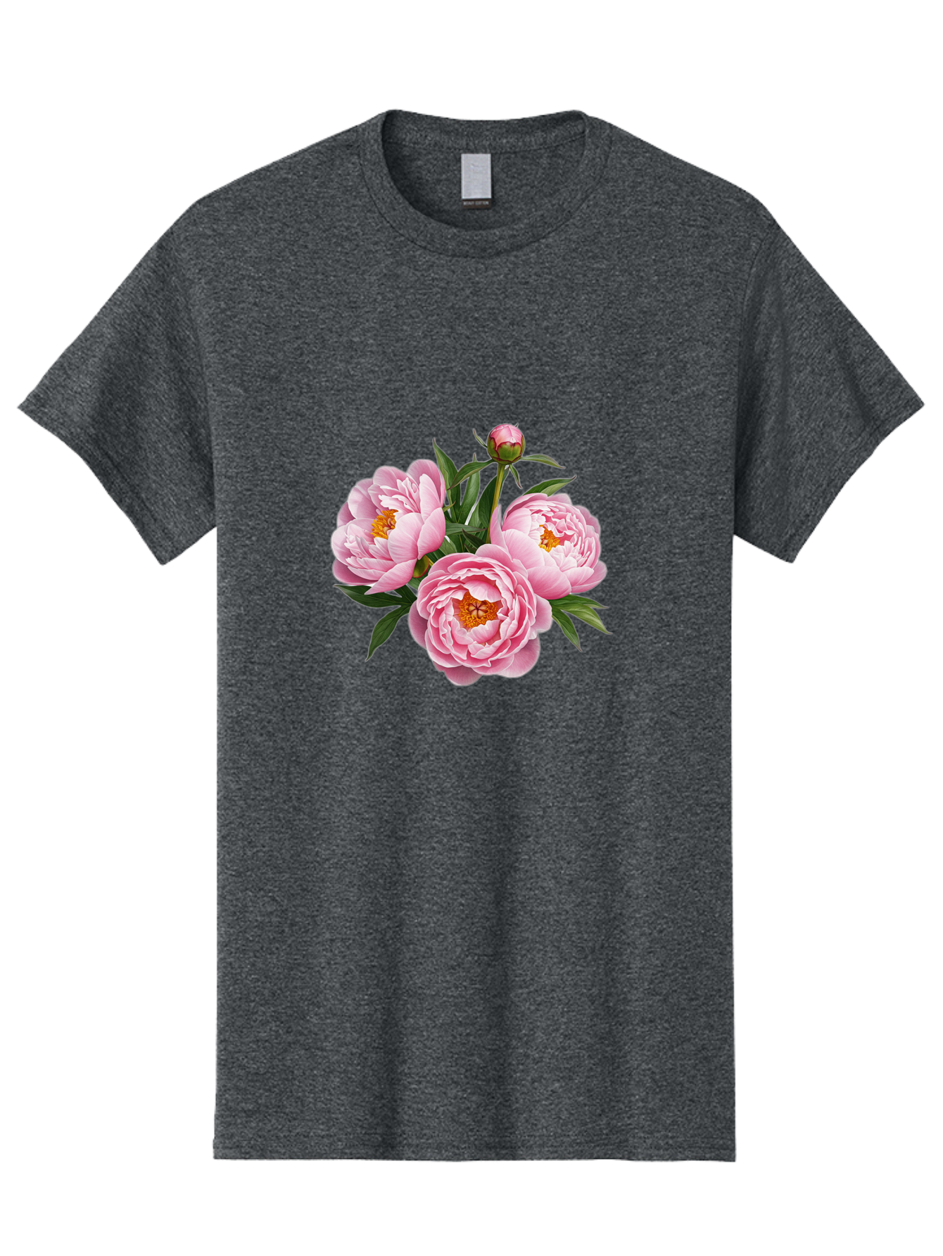 Pink-Peonies-5 Men'S Graphic Tee, 100% Cotton, Comfortable Casual Summer Wear, Machine Washable, Vintage Camera, Old Camera, Antique Camera, Black Camera, Classic Photography, Photography Equipment, Nostalgic Device, Film Camera, Camera Art Bal139