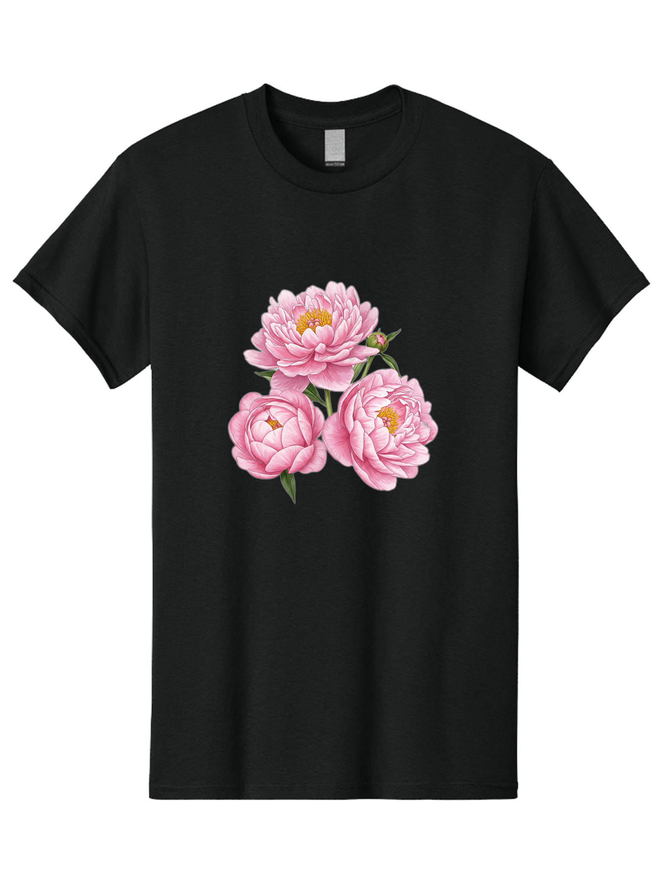 Pink-Peonies Men'S Graphic Tee, 100% Cotton, Comfortable Casual Summer Wear, Machine Washable, Vintage Camera, Old Camera, Antique Camera, Black Camera, Classic Photography, Photography Equipment, Nostalgic Device, Film Camera, Camera Art Bal141