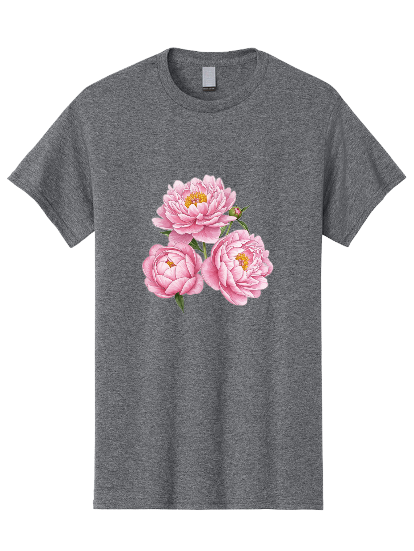 Pink-Peonies Men'S Graphic Tee, 100% Cotton, Comfortable Casual Summer Wear, Machine Washable, Vintage Camera, Old Camera, Antique Camera, Black Camera, Classic Photography, Photography Equipment, Nostalgic Device, Film Camera, Camera Art Bal141