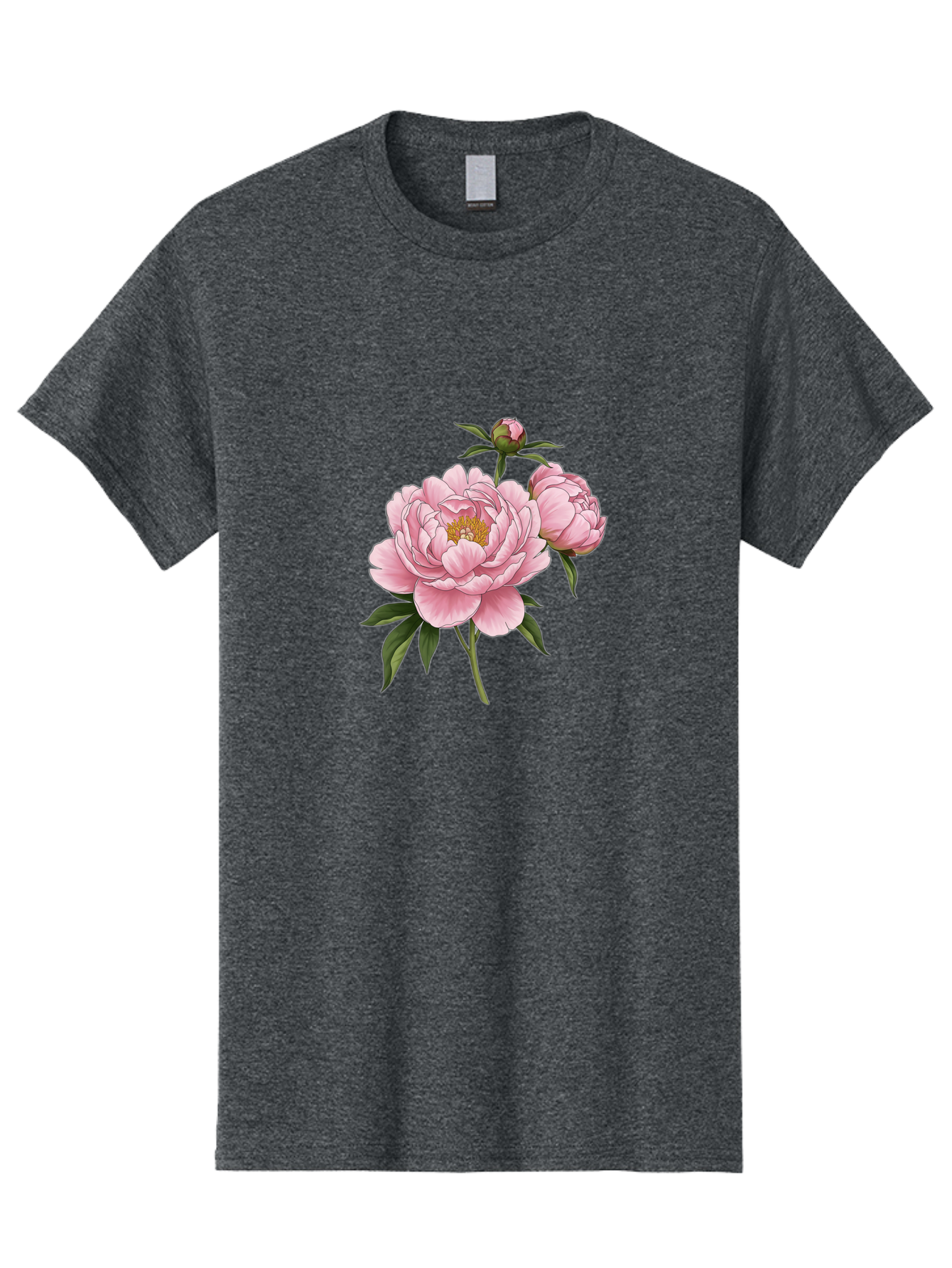Pink-Peony-Flowers Men'S Graphic Tee, 100% Cotton, Comfortable Casual Summer Wear, Machine Washable, Vintage Camera, Old Camera, Antique Camera, Black Camera, Classic Photography, Photography Equipment, Nostalgic Device, Film Camera, Bal142