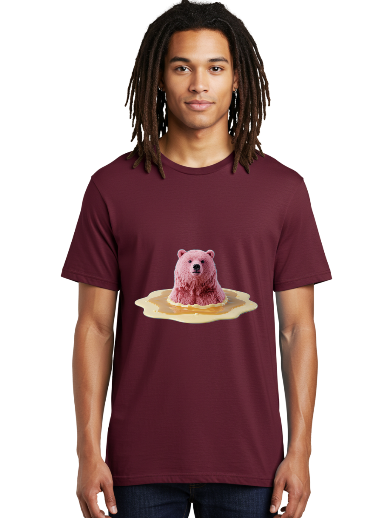 Pink-Polar-Bear Men'S Graphic Tee, 100% Cotton, Comfortable Casual Summer Wear, Machine Washable, Vintage Camera, Old Camera, Antique Camera, Black Camera, Classic Photography, Photography Equipment, Nostalgic Device, Film Camera, Camera Art Bal143
