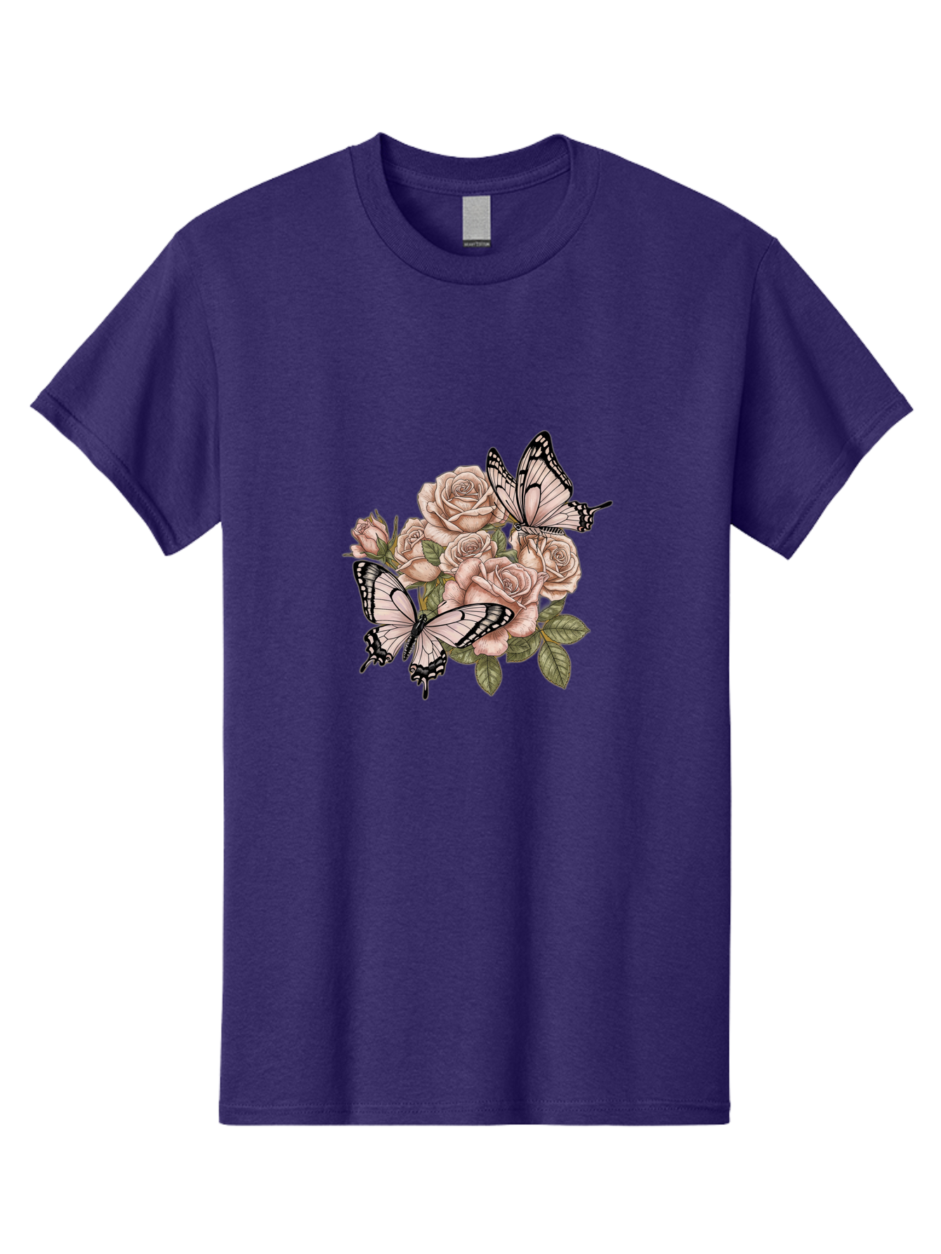 Pink-Roses-And-Butterflies Men'S Graphic Tee, 100% Cotton, Comfortable Casual Summer Wear, Machine Washable, Vintage Camera, Old Camera, Antique Camera, Black Camera, Classic Photography, Photography Equipment, Nostalgic Device, Film Camera, Bal145