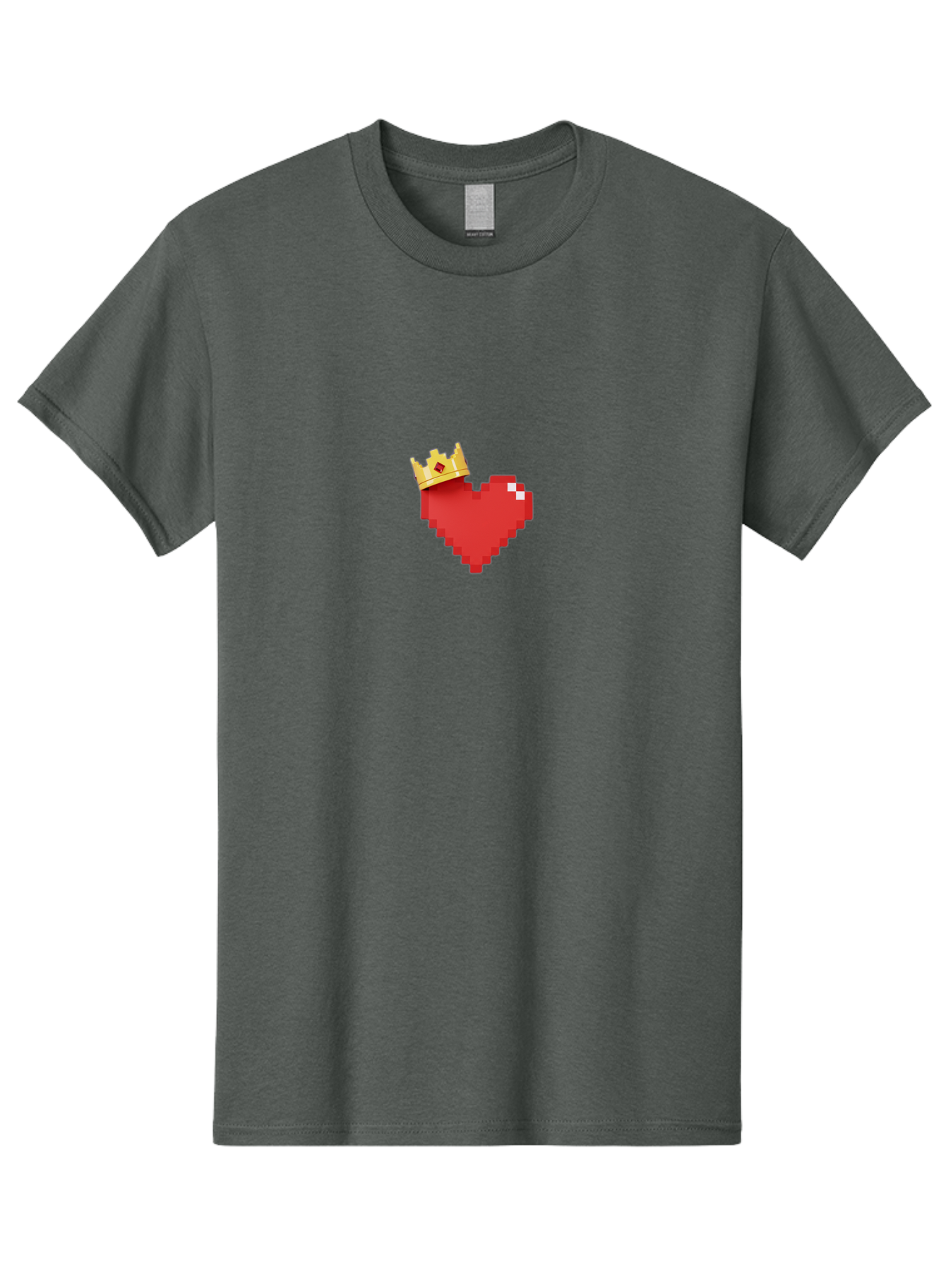 Pixel-Heart-Crown Men'S Graphic Tee, 100% Cotton, Comfortable Casual Summer Wear, Machine Washable, Vintage Camera, Old Camera, Antique Camera, Black Camera, Classic Photography, Photography Equipment, Nostalgic Device, Film Camera, Camera Art Bal153