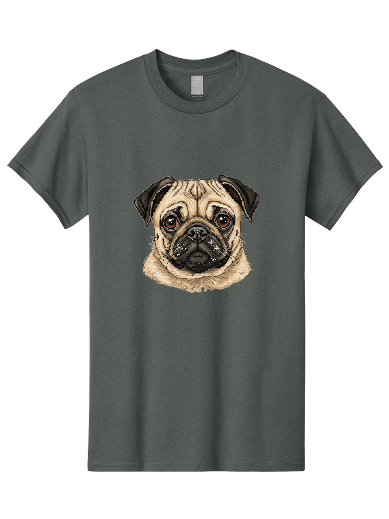 Pug Men'S Graphic Tee, 100% Cotton, Comfortable Casual Summer Wear, Machine Washable, Vintage Camera, Old Camera, Antique Camera, Black Camera, Classic Photography, Photography Equipment, Nostalgic Device, Film Camera, Camera Art Bal174