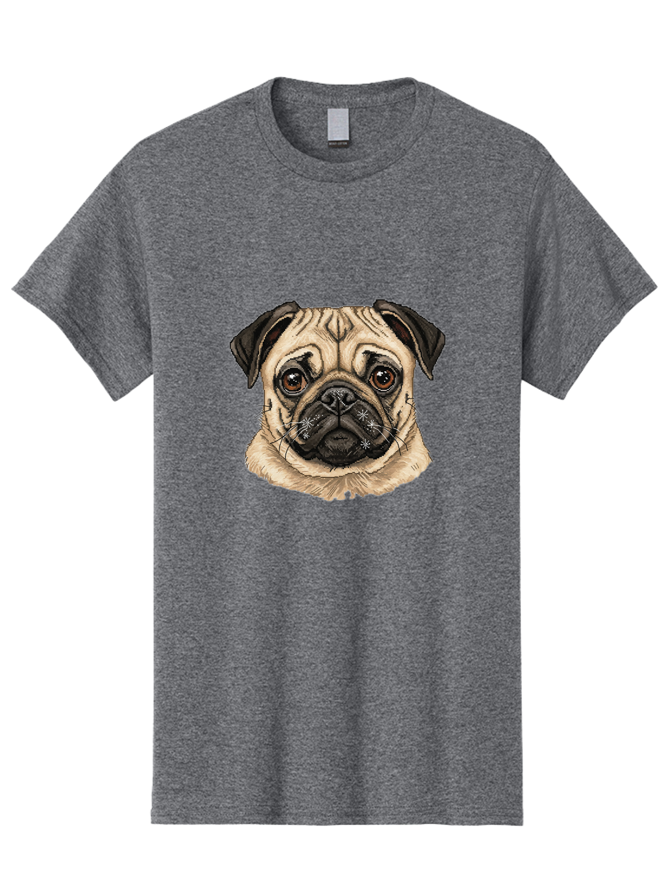 Pug Men'S Graphic Tee, 100% Cotton, Comfortable Casual Summer Wear, Machine Washable, Vintage Camera, Old Camera, Antique Camera, Black Camera, Classic Photography, Photography Equipment, Nostalgic Device, Film Camera, Camera Art Bal174