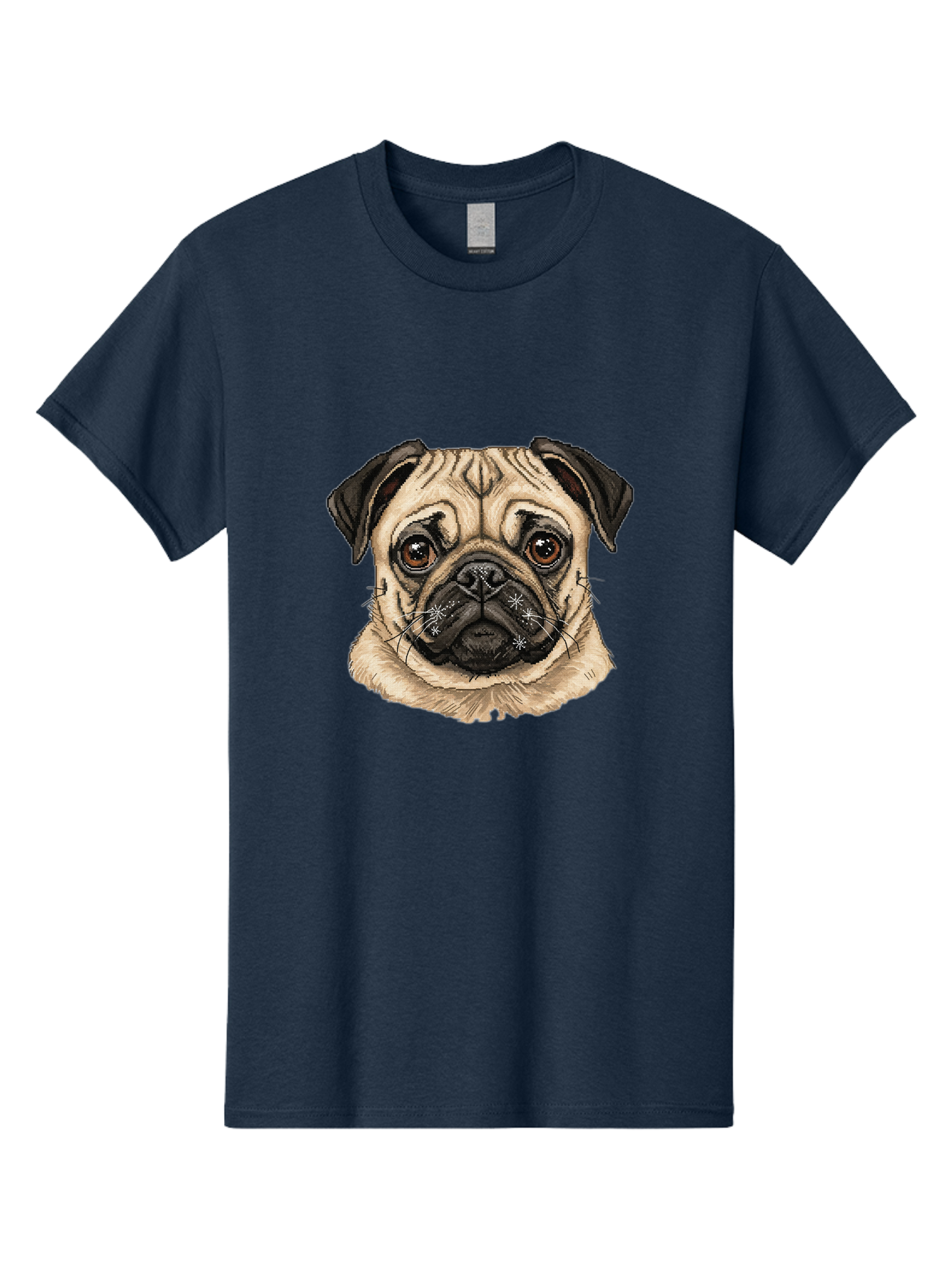 Pug Men'S Graphic Tee, 100% Cotton, Comfortable Casual Summer Wear, Machine Washable, Vintage Camera, Old Camera, Antique Camera, Black Camera, Classic Photography, Photography Equipment, Nostalgic Device, Film Camera, Camera Art Bal174