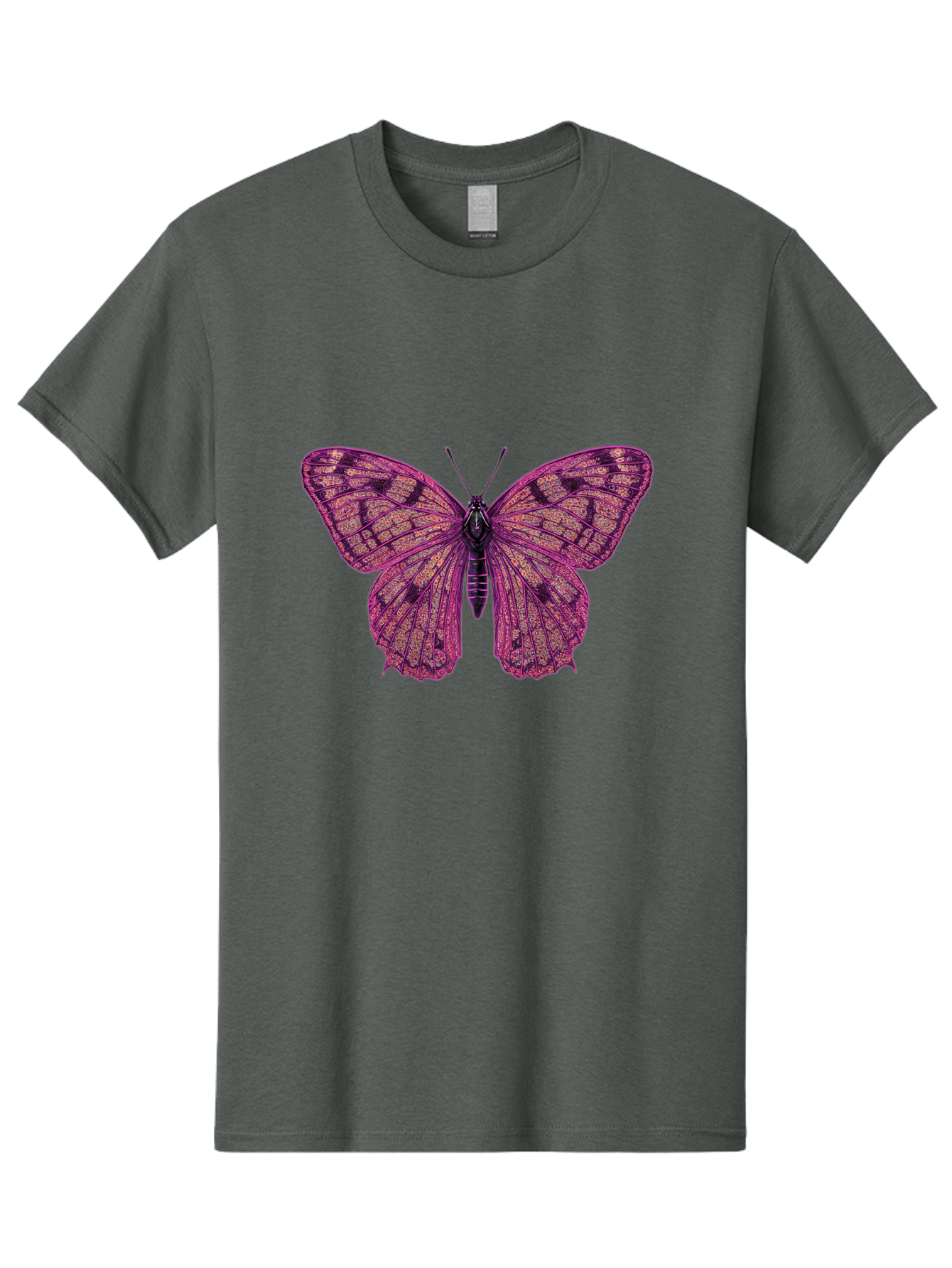 Purple-Butterfly-1 Men'S Graphic Tee, 100% Cotton, Comfortable Casual Summer Wear, Machine Washable, Vintage Camera, Old Camera, Antique Camera, Black Camera, Classic Photography, Photography Equipment, Nostalgic Device, Film Camera, Bal177