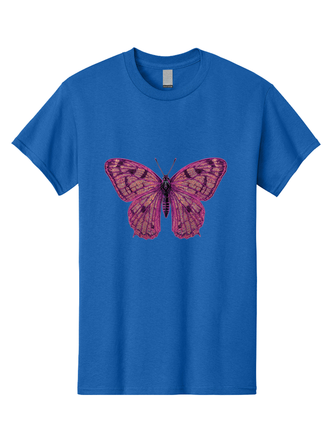 Purple-Butterfly-1 Men'S Graphic Tee, 100% Cotton, Comfortable Casual Summer Wear, Machine Washable, Vintage Camera, Old Camera, Antique Camera, Black Camera, Classic Photography, Photography Equipment, Nostalgic Device, Film Camera, Bal177