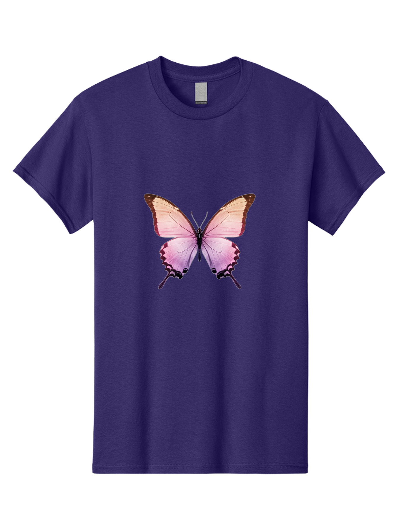 Purple-Butterfly Men'S Graphic Tee, 100% Cotton, Comfortable Casual Summer Wear, Machine Washable, Vintage Camera, Old Camera, Antique Camera, Black Camera, Classic Photography, Photography Equipment, Nostalgic Device, Film Camera, Camera Art Bal178