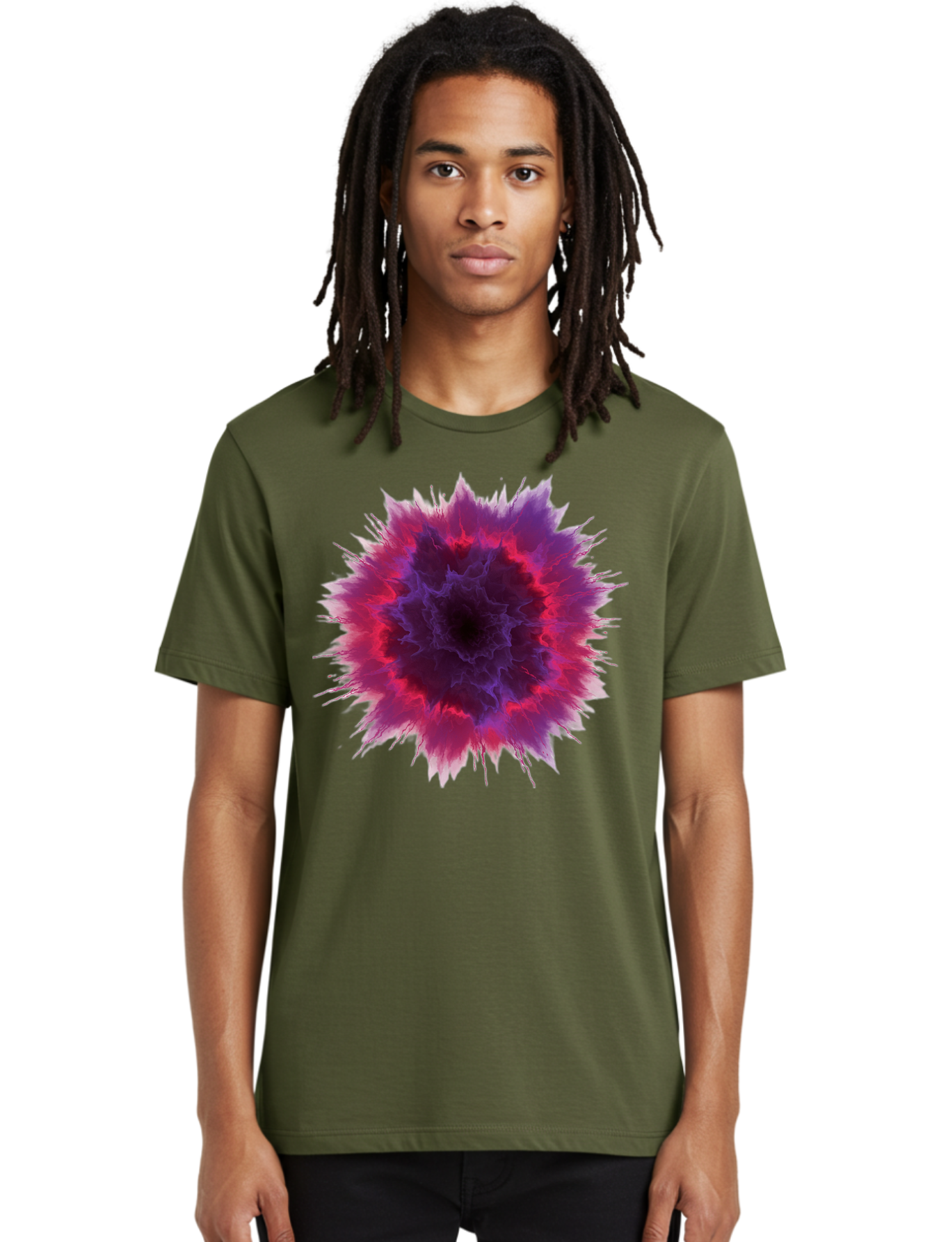 Purple-Explosive-Bloom Men'S Graphic Tee, 100% Cotton, Comfortable Casual Summer Wear, Machine Washable, Vintage Camera, Old Camera, Antique Camera, Black Camera, Classic Photography, Photography Equipment, Nostalgic Device, Film Camera, Bal183
