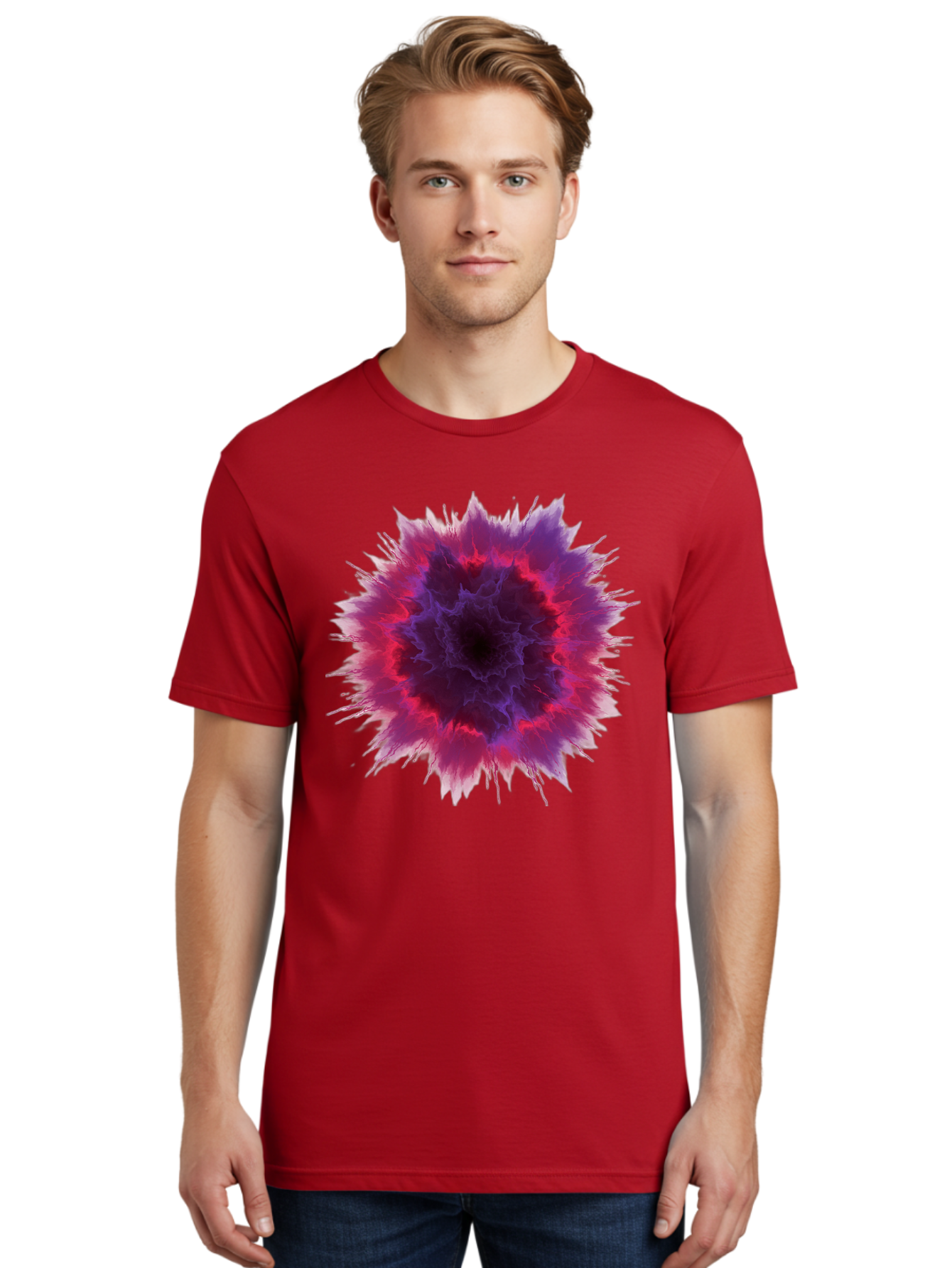 Purple-Explosive-Bloom Men'S Graphic Tee, 100% Cotton, Comfortable Casual Summer Wear, Machine Washable, Vintage Camera, Old Camera, Antique Camera, Black Camera, Classic Photography, Photography Equipment, Nostalgic Device, Film Camera, Bal183