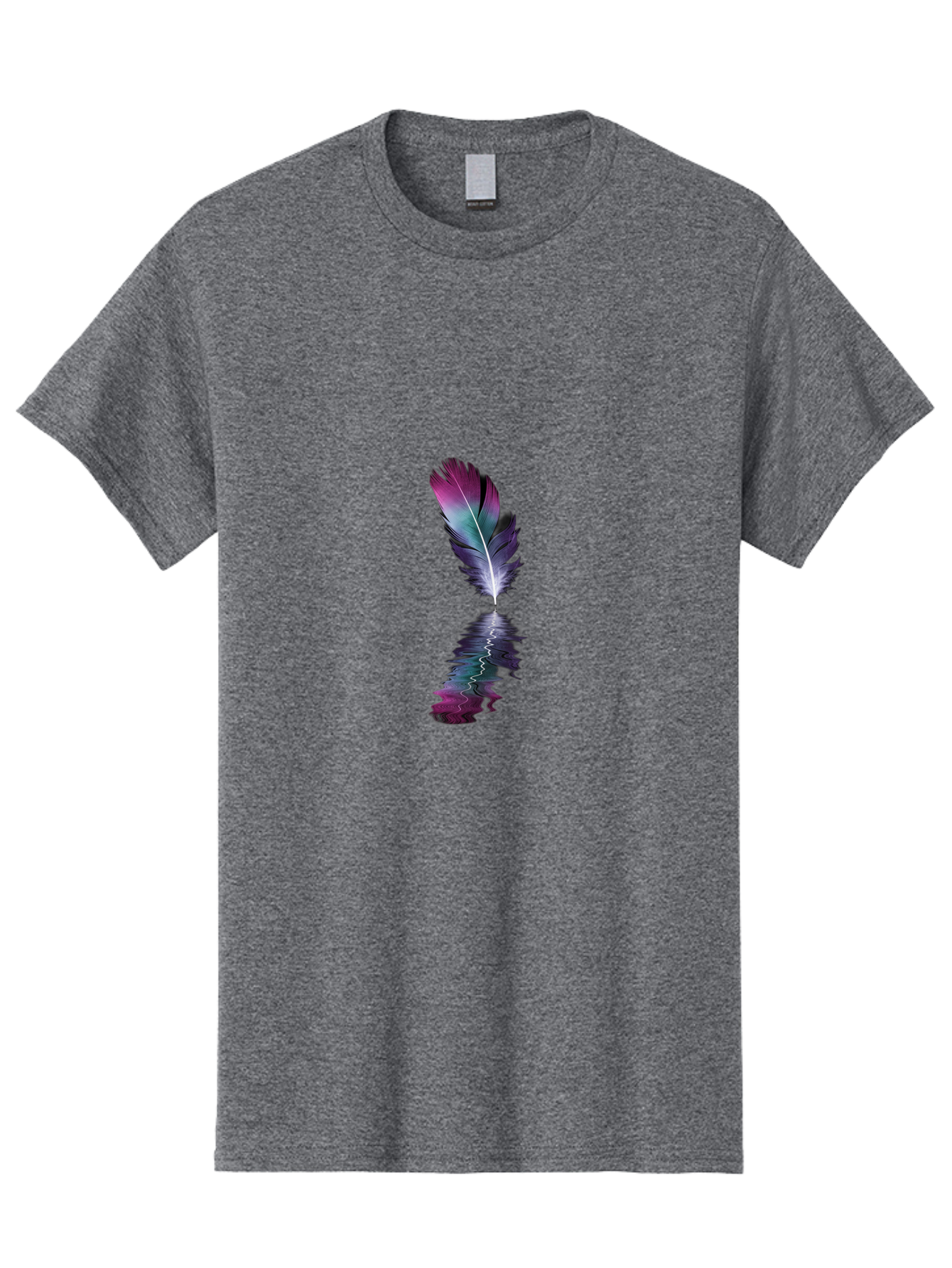Purple-Feather Men'S Graphic Tee, 100% Cotton, Comfortable Casual Summer Wear, Machine Washable, Vintage Camera, Old Camera, Antique Camera, Black Camera, Classic Photography, Photography Equipment, Nostalgic Device, Film Camera, Camera Art Bal184