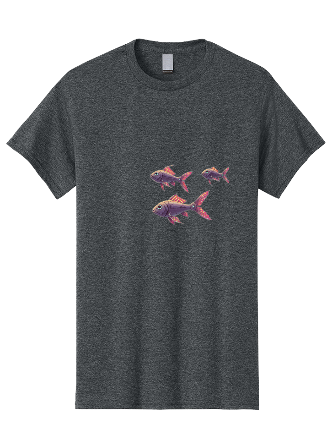 Purple-Fish Men'S Graphic Tee, 100% Cotton, Comfortable Casual Summer Wear, Machine Washable, Vintage Camera, Old Camera, Antique Camera, Black Camera, Classic Photography, Photography Equipment, Nostalgic Device, Film Camera, Camera Art Bal185