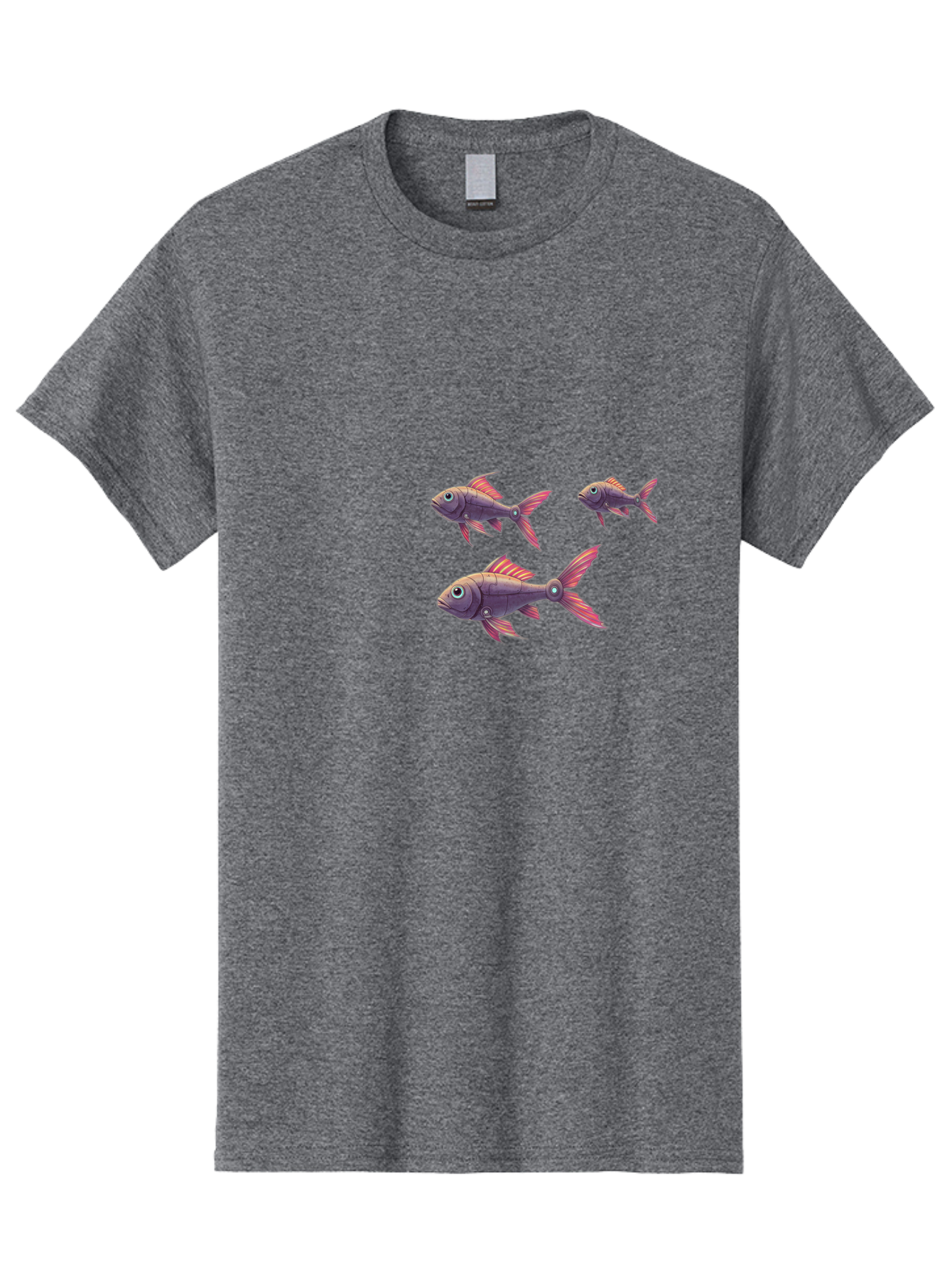 Purple-Fish Men'S Graphic Tee, 100% Cotton, Comfortable Casual Summer Wear, Machine Washable, Vintage Camera, Old Camera, Antique Camera, Black Camera, Classic Photography, Photography Equipment, Nostalgic Device, Film Camera, Camera Art Bal185