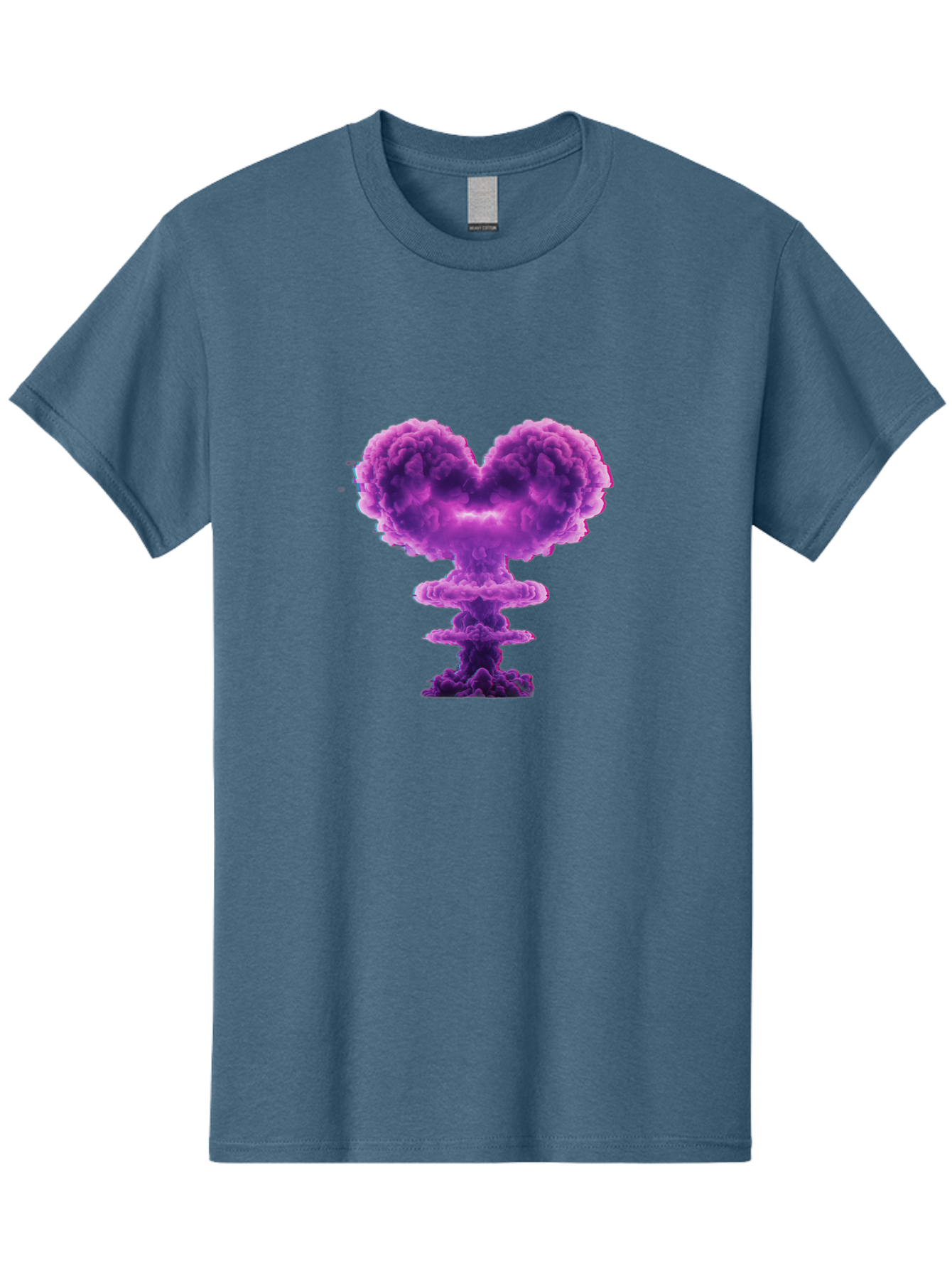 Purple-Heart-Explosion Men'S Graphic Tee, 100% Cotton, Comfortable Casual Summer Wear, Machine Washable, Vintage Camera, Old Camera, Antique Camera, Black Camera, Classic Photography, Photography Equipment, Nostalgic Device, Film Camera, Bal186