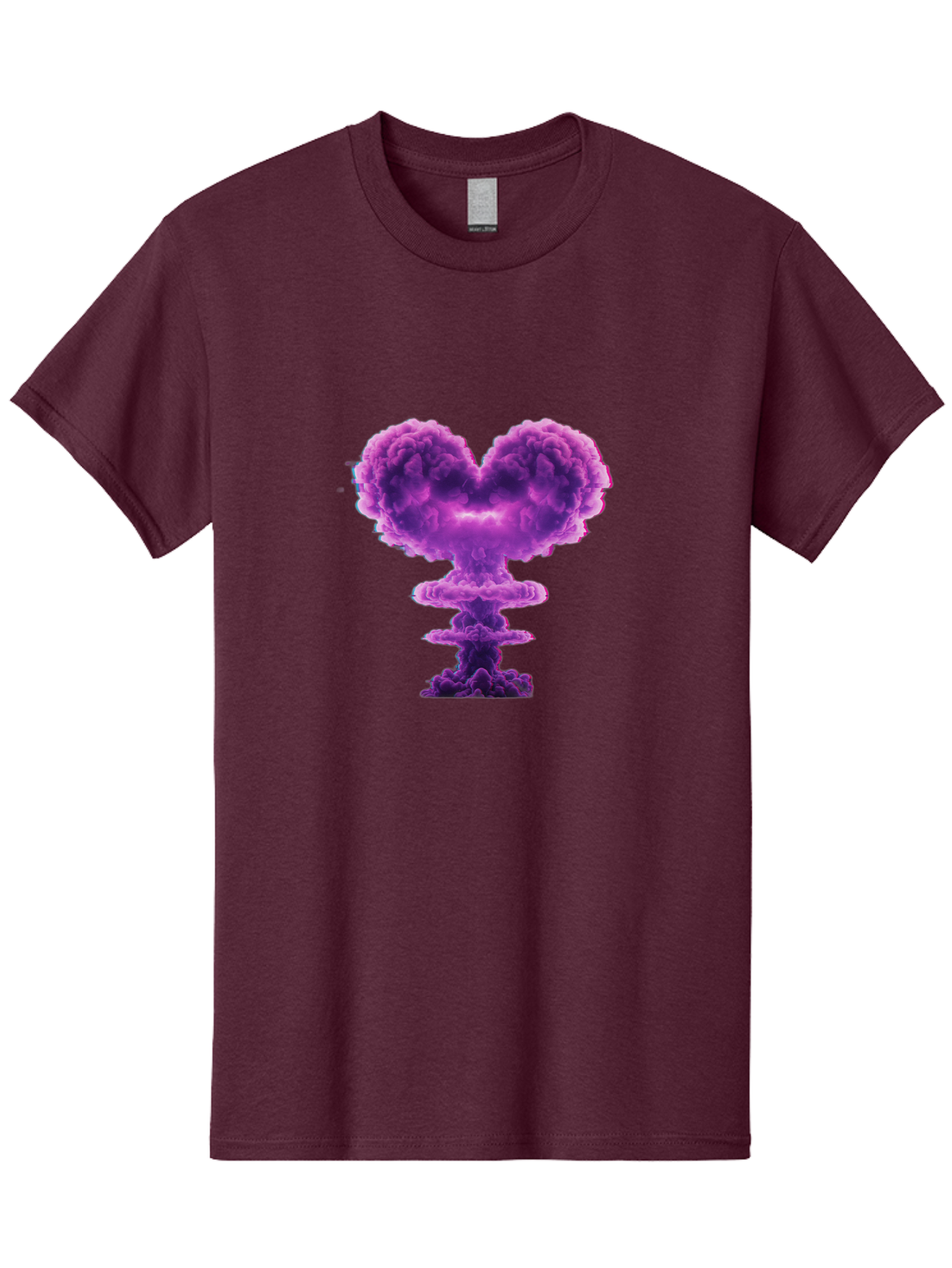 Purple-Heart-Explosion Men'S Graphic Tee, 100% Cotton, Comfortable Casual Summer Wear, Machine Washable, Vintage Camera, Old Camera, Antique Camera, Black Camera, Classic Photography, Photography Equipment, Nostalgic Device, Film Camera, Bal186
