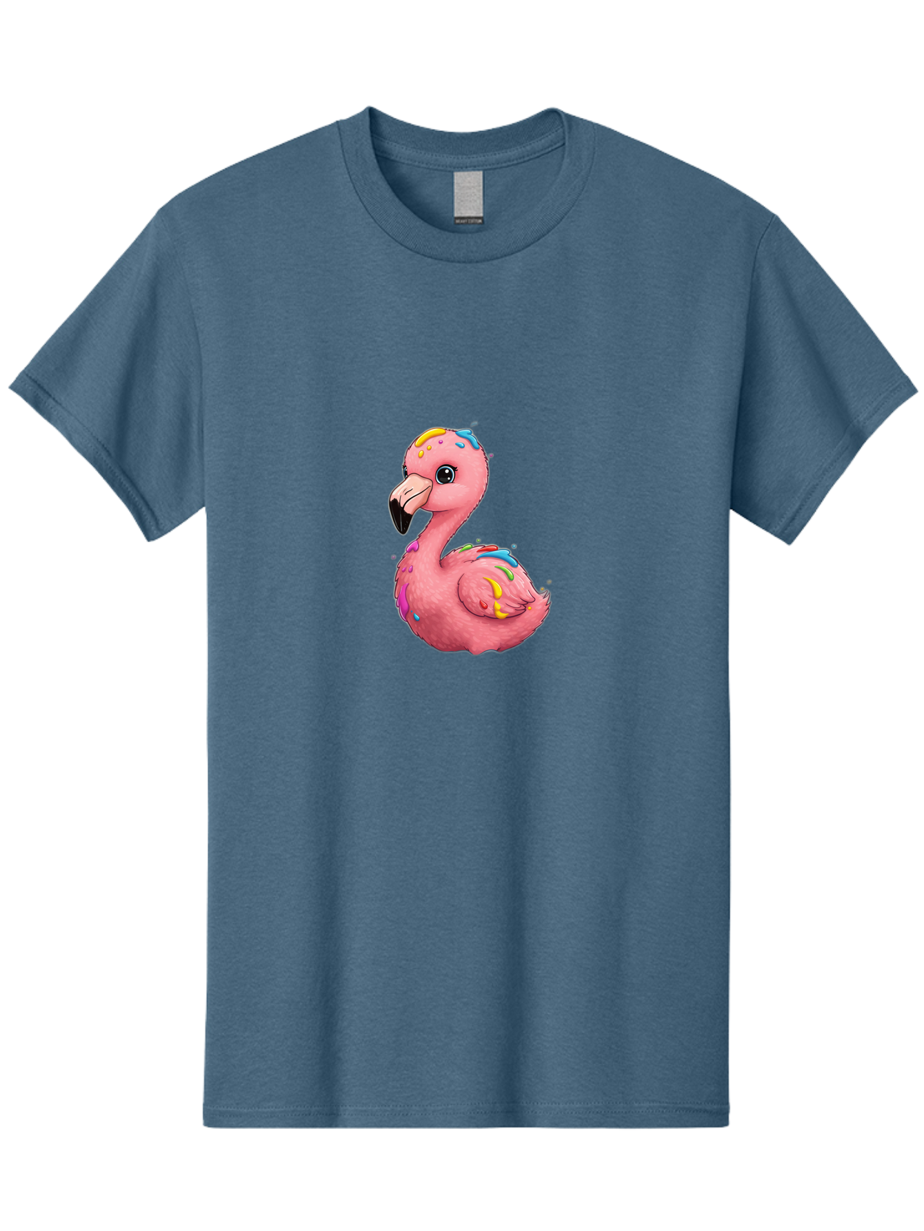 Rainbow-Flamingo Men'S Graphic Tee, 100% Cotton, Comfortable Casual Summer Wear, Machine Washable, Vintage Camera, Old Camera, Antique Camera, Black Camera, Classic Photography, Photography Equipment, Nostalgic Device, Film Camera, Camera Art Bal197
