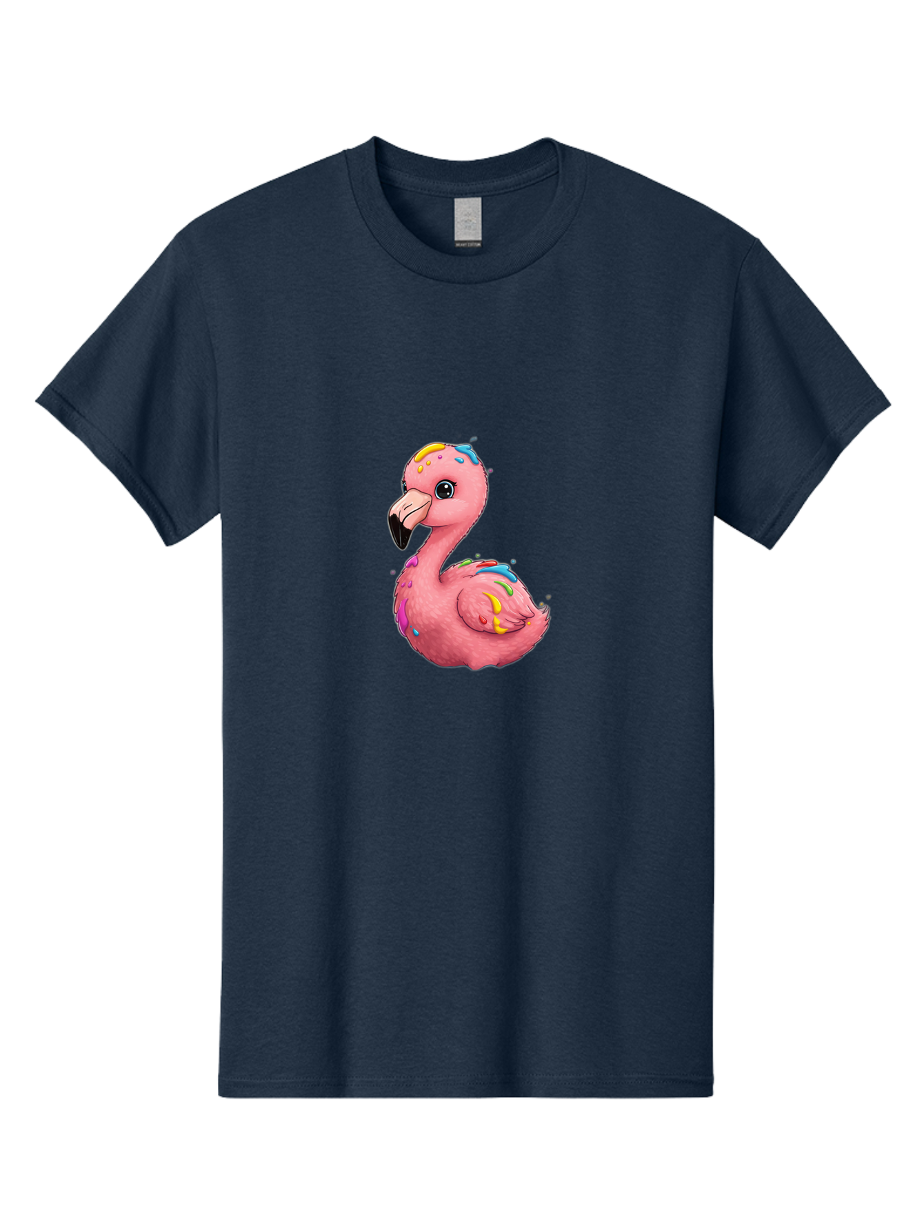 Rainbow-Flamingo Men'S Graphic Tee, 100% Cotton, Comfortable Casual Summer Wear, Machine Washable, Vintage Camera, Old Camera, Antique Camera, Black Camera, Classic Photography, Photography Equipment, Nostalgic Device, Film Camera, Camera Art Bal197