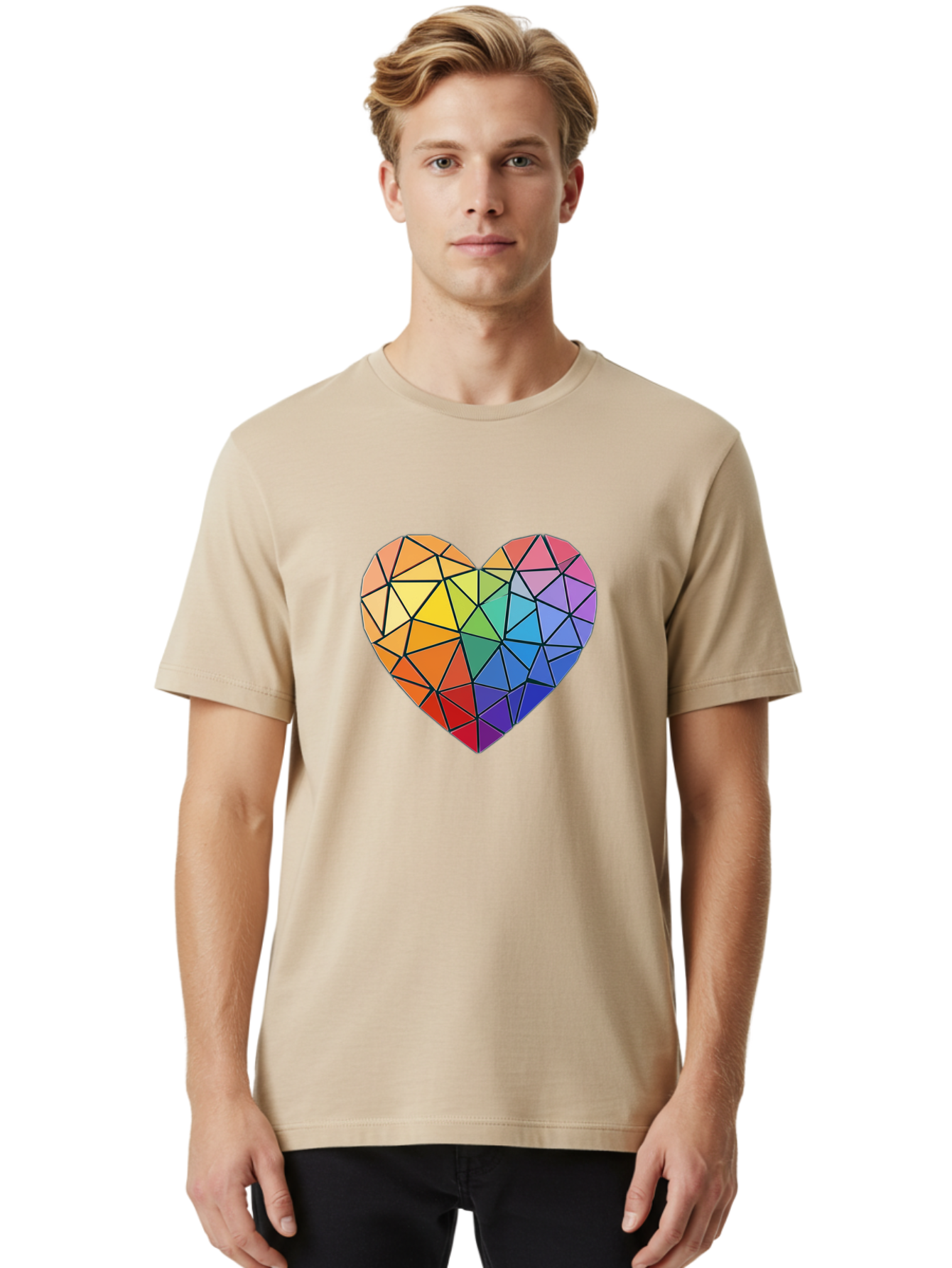 Rainbow-Heart Men'S Graphic Tee, 100% Cotton, Comfortable Casual Summer Wear, Machine Washable, Vintage Camera, Old Camera, Antique Camera, Black Camera, Classic Photography, Photography Equipment, Nostalgic Device, Film Camera, Camera Art Bal198