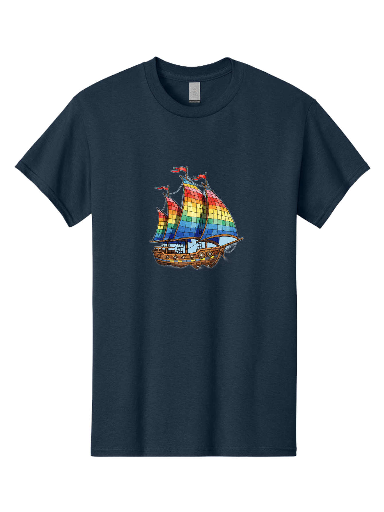 Rainbow-Sailboat Men'S Graphic Tee, 100% Cotton, Comfortable Casual Summer Wear, Machine Washable, Vintage Camera, Old Camera, Antique Camera, Black Camera, Classic Photography, Photography Equipment, Nostalgic Device, Film Camera, Camera Art Bal201