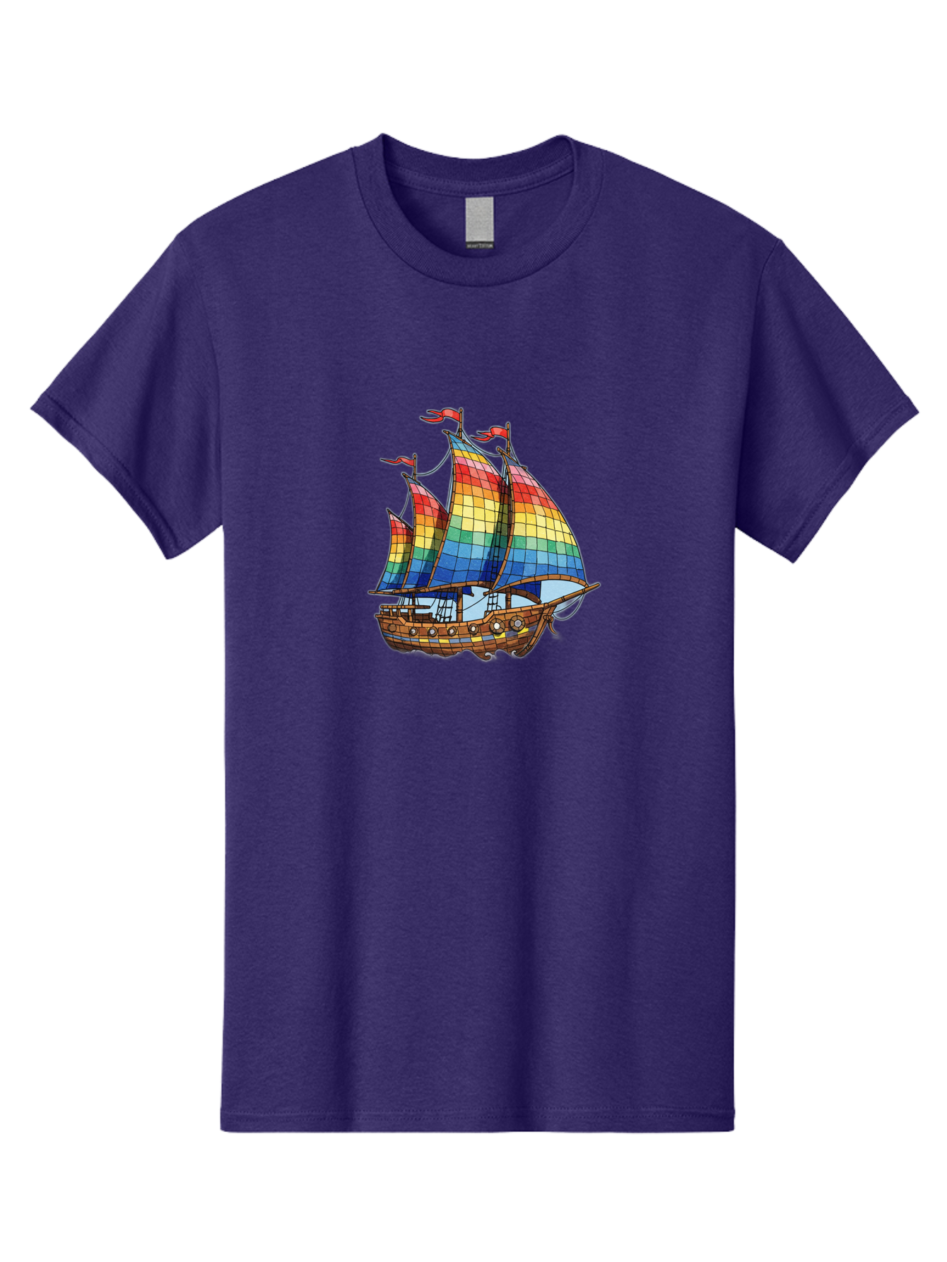 Rainbow-Sailboat Men'S Graphic Tee, 100% Cotton, Comfortable Casual Summer Wear, Machine Washable, Vintage Camera, Old Camera, Antique Camera, Black Camera, Classic Photography, Photography Equipment, Nostalgic Device, Film Camera, Camera Art Bal201