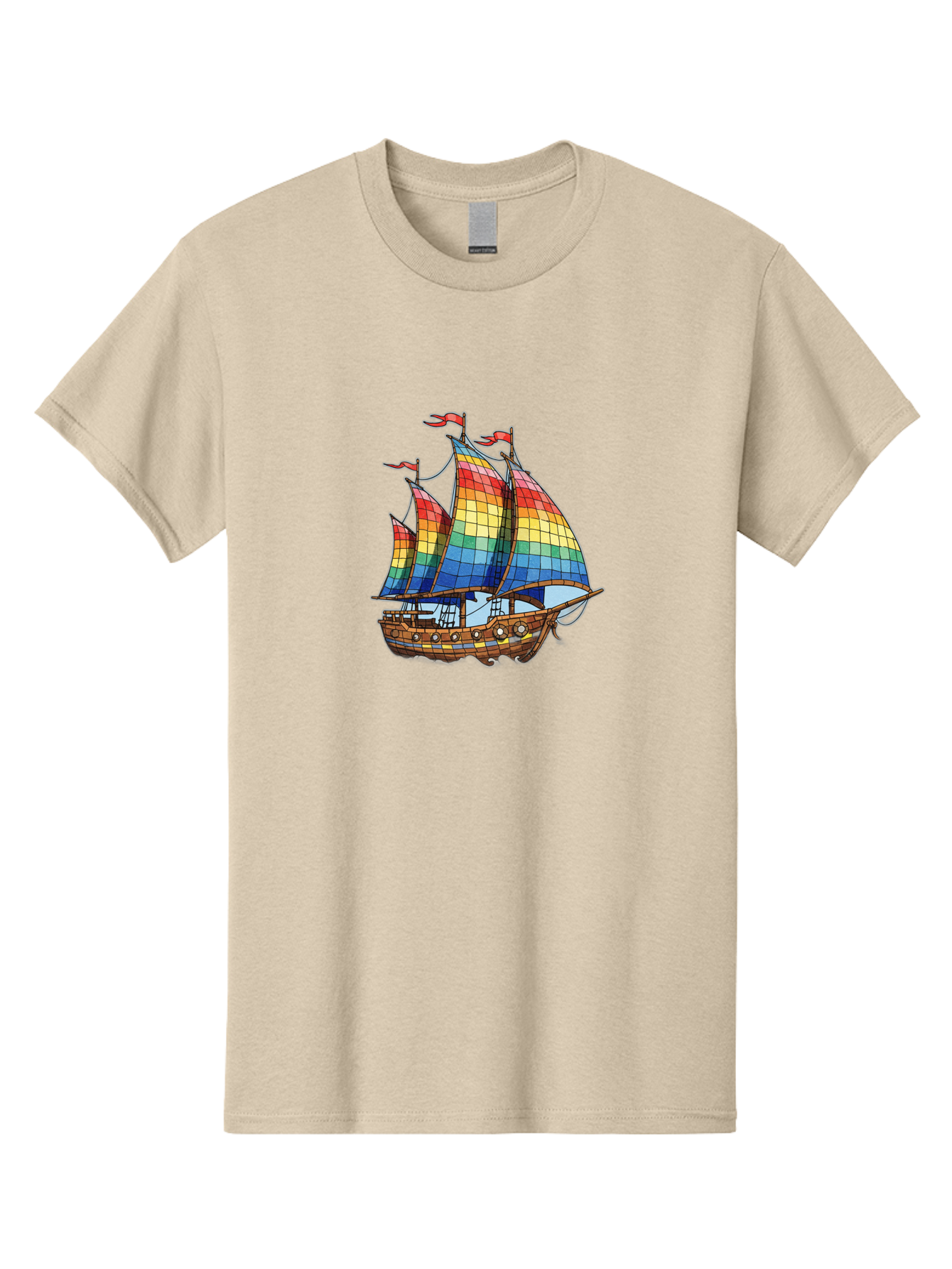 Rainbow-Sailboat Men'S Graphic Tee, 100% Cotton, Comfortable Casual Summer Wear, Machine Washable, Vintage Camera, Old Camera, Antique Camera, Black Camera, Classic Photography, Photography Equipment, Nostalgic Device, Film Camera, Camera Art Bal201