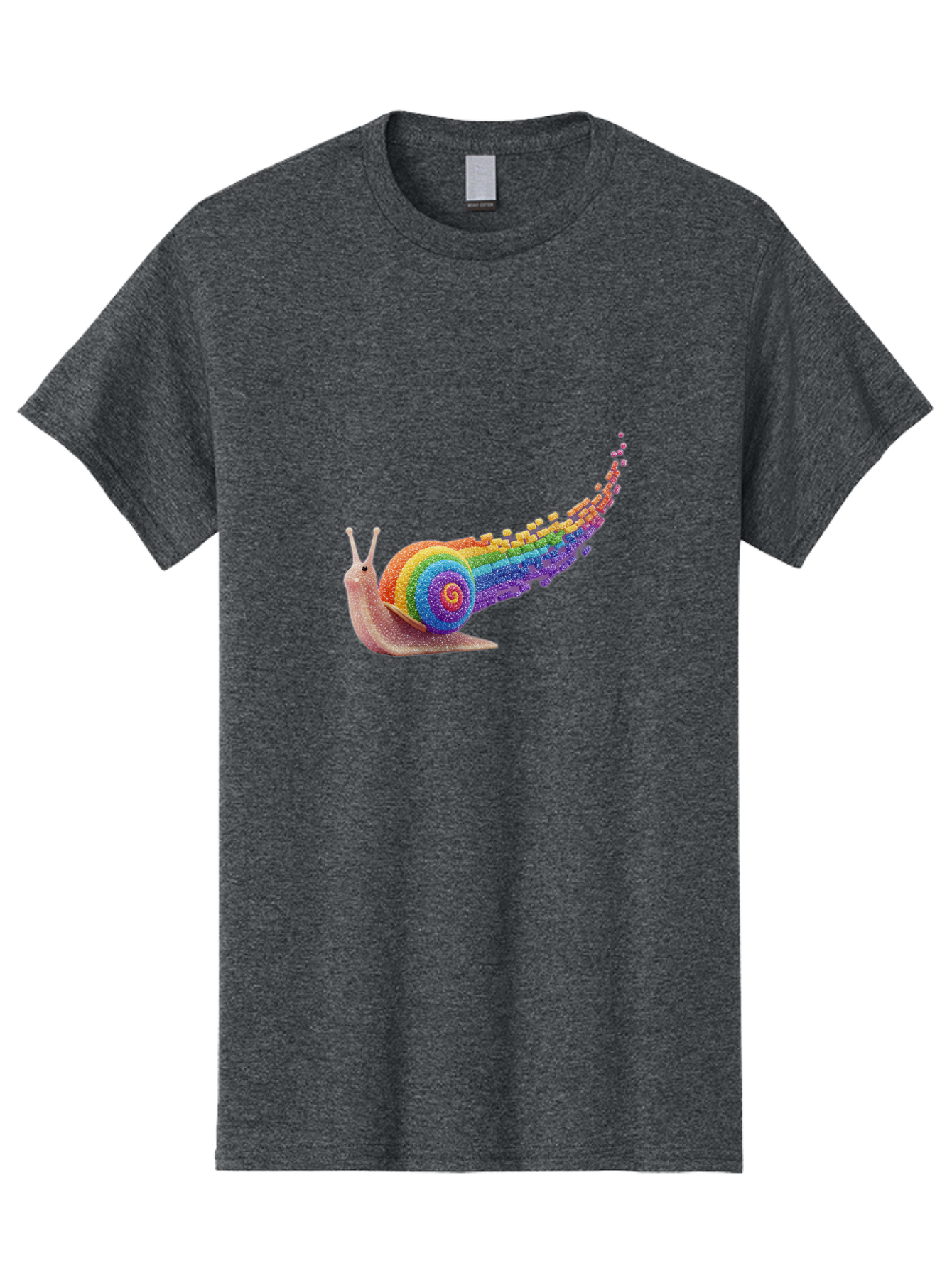 Rainbow-Snail-1 Men'S Graphic Tee, 100% Cotton, Comfortable Casual Summer Wear, Machine Washable, Vintage Camera, Old Camera, Antique Camera, Black Camera, Classic Photography, Photography Equipment, Nostalgic Device, Film Camera, Camera Art Bal202