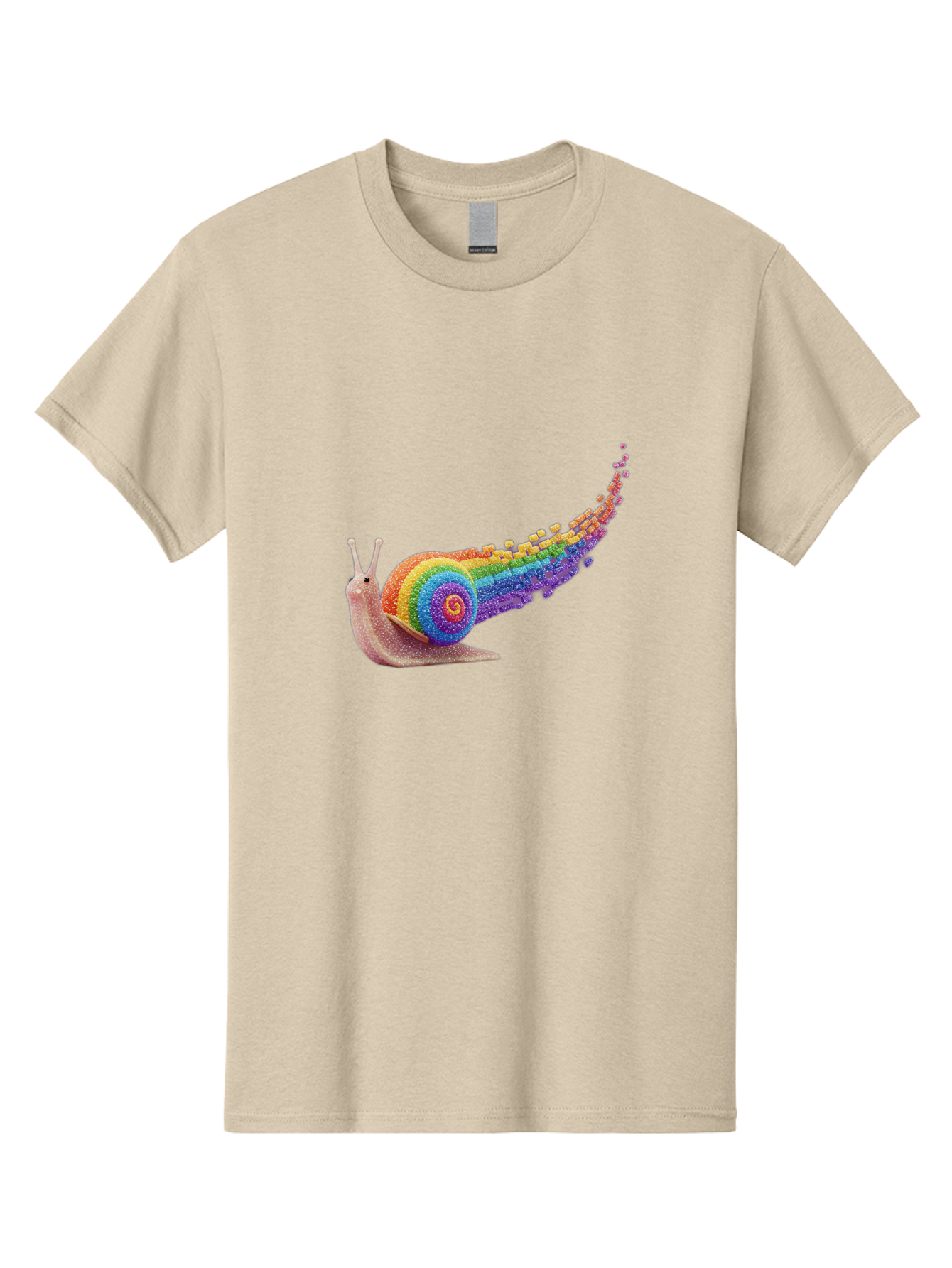 Rainbow-Snail-1 Men'S Graphic Tee, 100% Cotton, Comfortable Casual Summer Wear, Machine Washable, Vintage Camera, Old Camera, Antique Camera, Black Camera, Classic Photography, Photography Equipment, Nostalgic Device, Film Camera, Camera Art Bal202