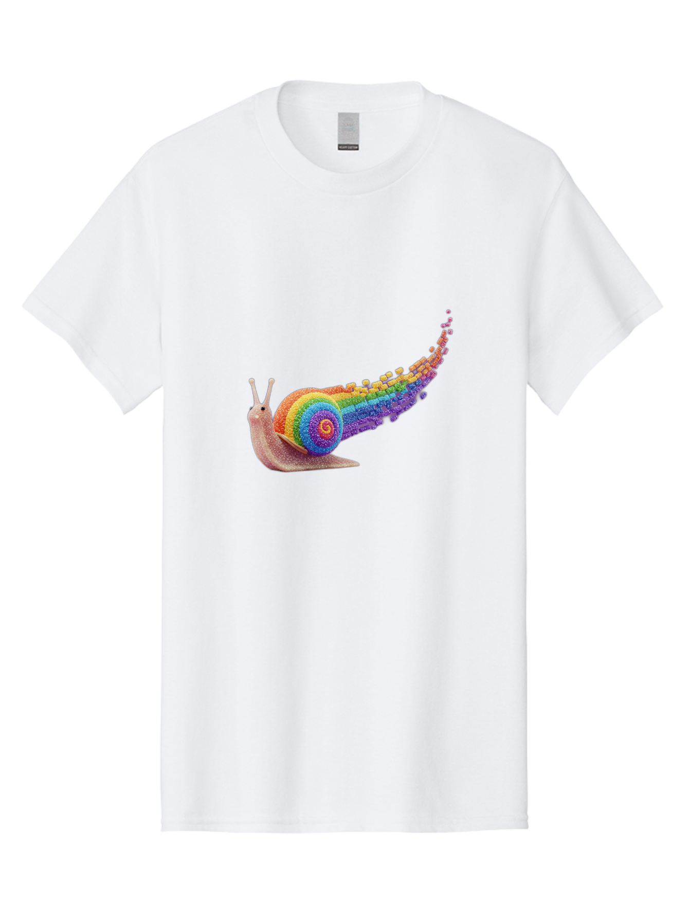 Rainbow-Snail-1 Men'S Graphic Tee, 100% Cotton, Comfortable Casual Summer Wear, Machine Washable, Vintage Camera, Old Camera, Antique Camera, Black Camera, Classic Photography, Photography Equipment, Nostalgic Device, Film Camera, Camera Art Bal202