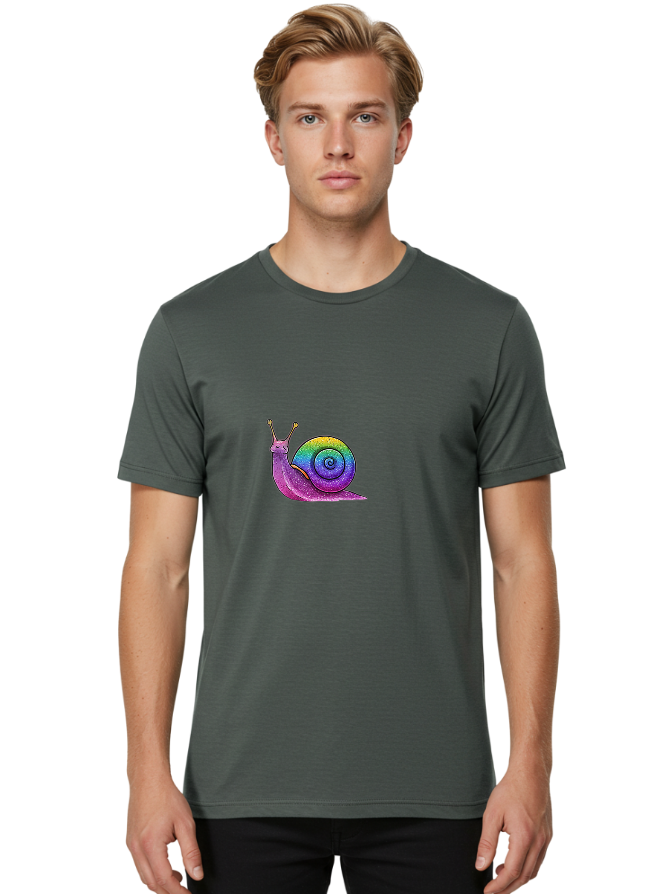 Rainbow-Snail Men'S Graphic Tee, 100% Cotton, Comfortable Casual Summer Wear, Machine Washable, Vintage Camera, Old Camera, Antique Camera, Black Camera, Classic Photography, Photography Equipment, Nostalgic Device, Film Camera, Camera Art Bal204