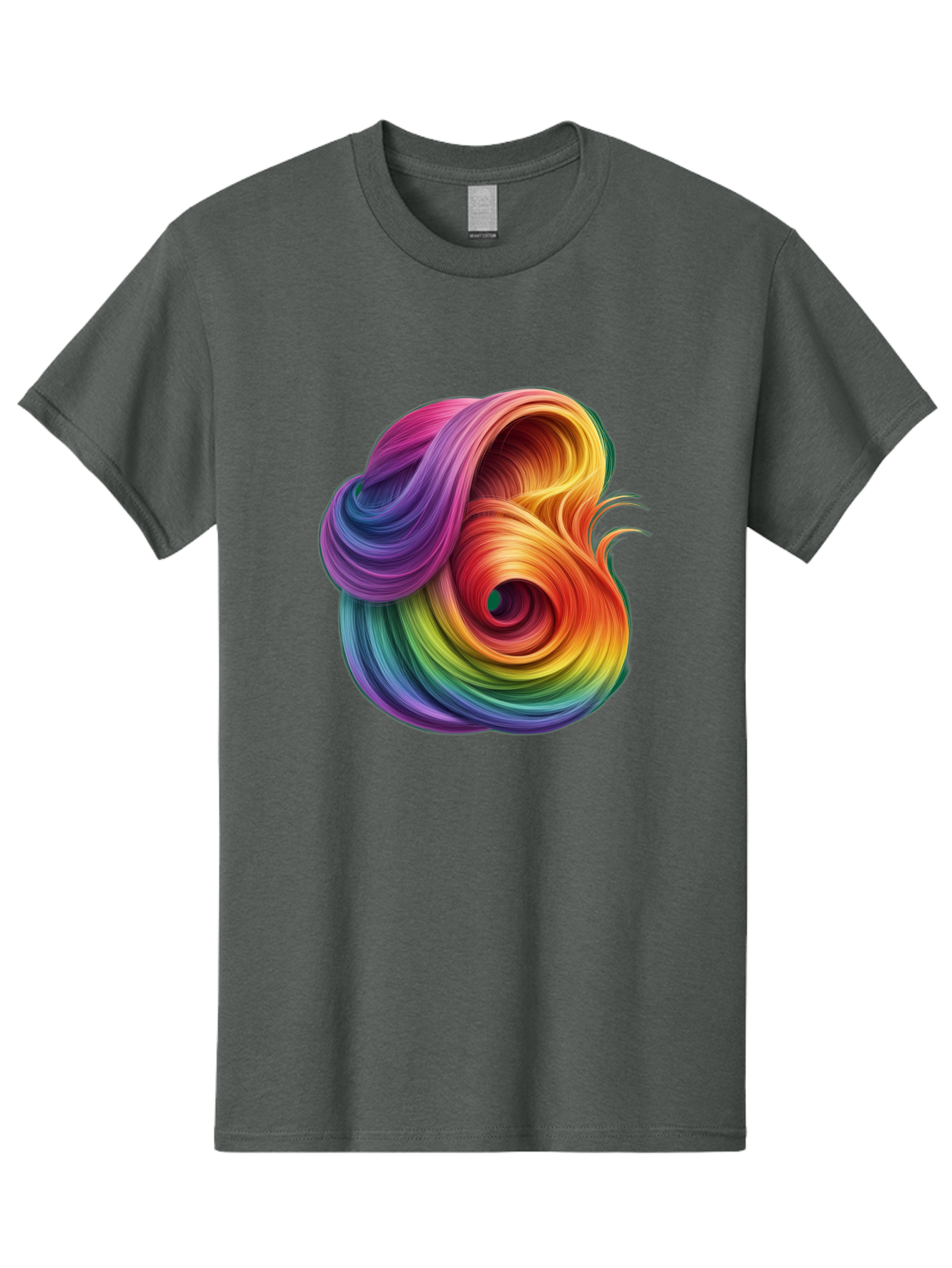 Rainbow-Swirl Men'S Graphic Tee, 100% Cotton, Comfortable Casual Summer Wear, Machine Washable, Vintage Camera, Old Camera, Antique Camera, Black Camera, Classic Photography, Photography Equipment, Nostalgic Device, Film Camera, Camera Art Bal206