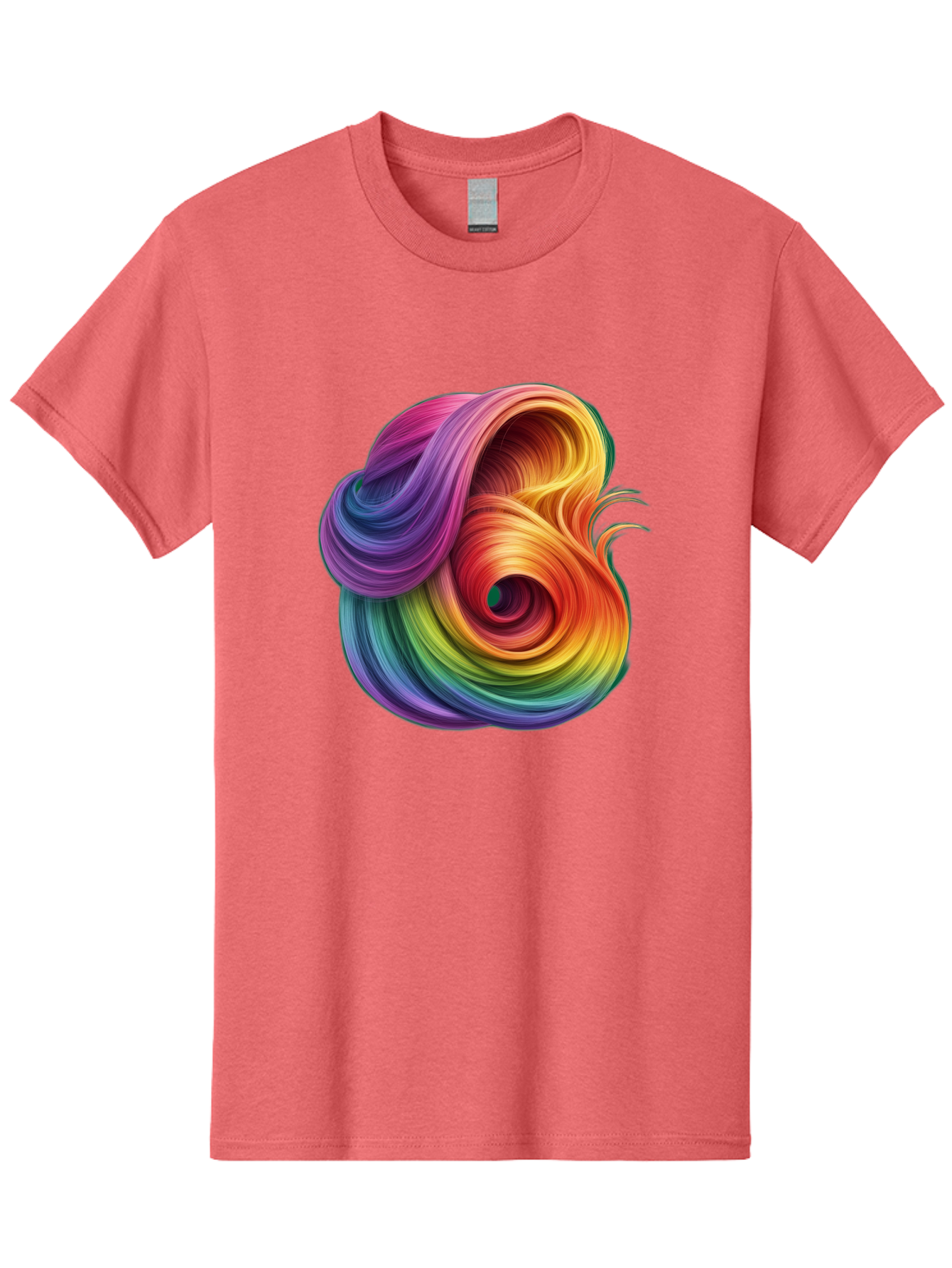 Rainbow-Swirl Men'S Graphic Tee, 100% Cotton, Comfortable Casual Summer Wear, Machine Washable, Vintage Camera, Old Camera, Antique Camera, Black Camera, Classic Photography, Photography Equipment, Nostalgic Device, Film Camera, Camera Art Bal206