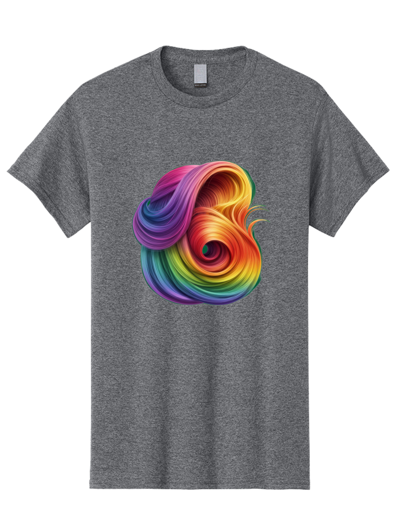 Rainbow-Swirl Men'S Graphic Tee, 100% Cotton, Comfortable Casual Summer Wear, Machine Washable, Vintage Camera, Old Camera, Antique Camera, Black Camera, Classic Photography, Photography Equipment, Nostalgic Device, Film Camera, Camera Art Bal206