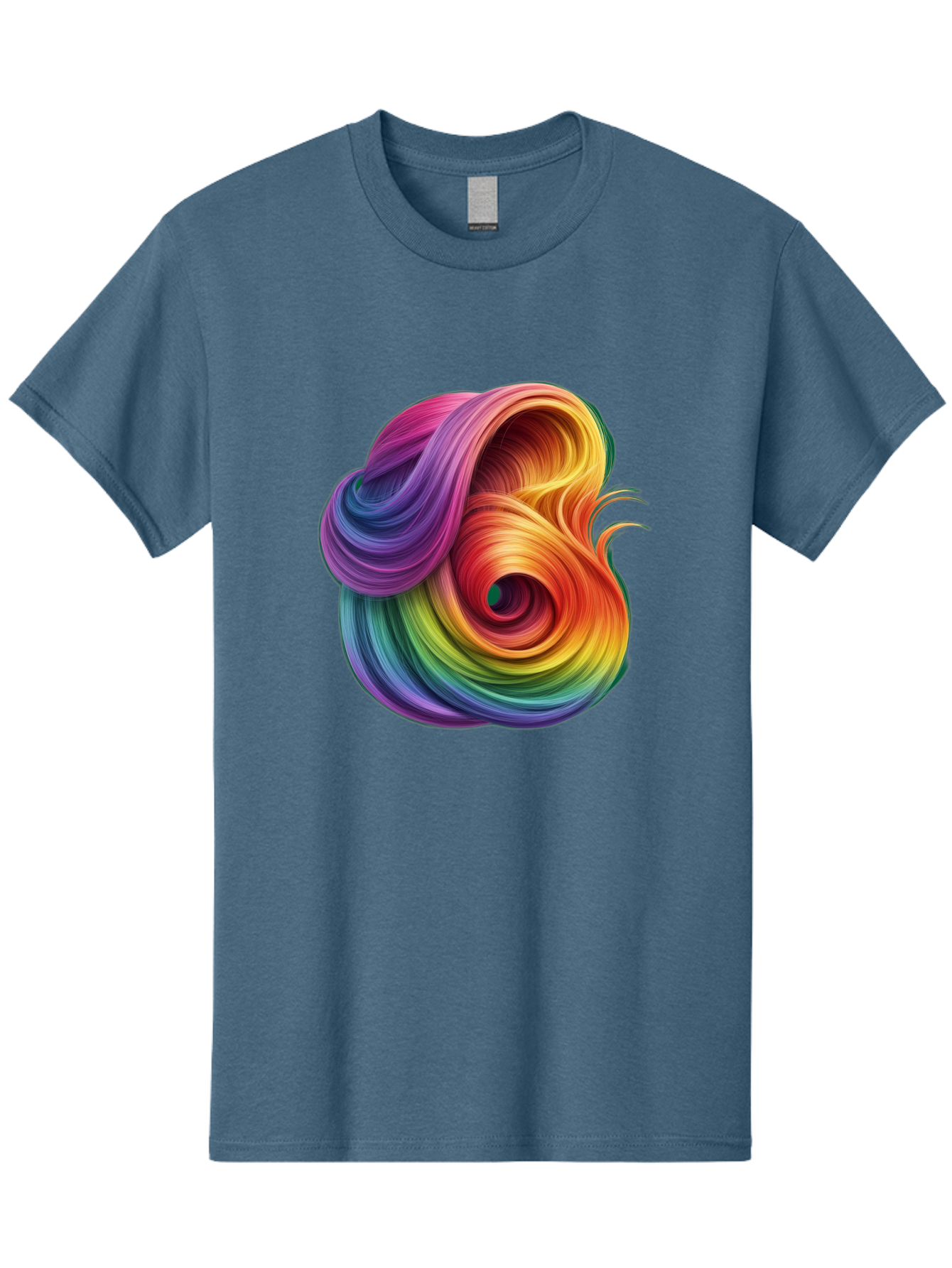 Rainbow-Swirl Men'S Graphic Tee, 100% Cotton, Comfortable Casual Summer Wear, Machine Washable, Vintage Camera, Old Camera, Antique Camera, Black Camera, Classic Photography, Photography Equipment, Nostalgic Device, Film Camera, Camera Art Bal206